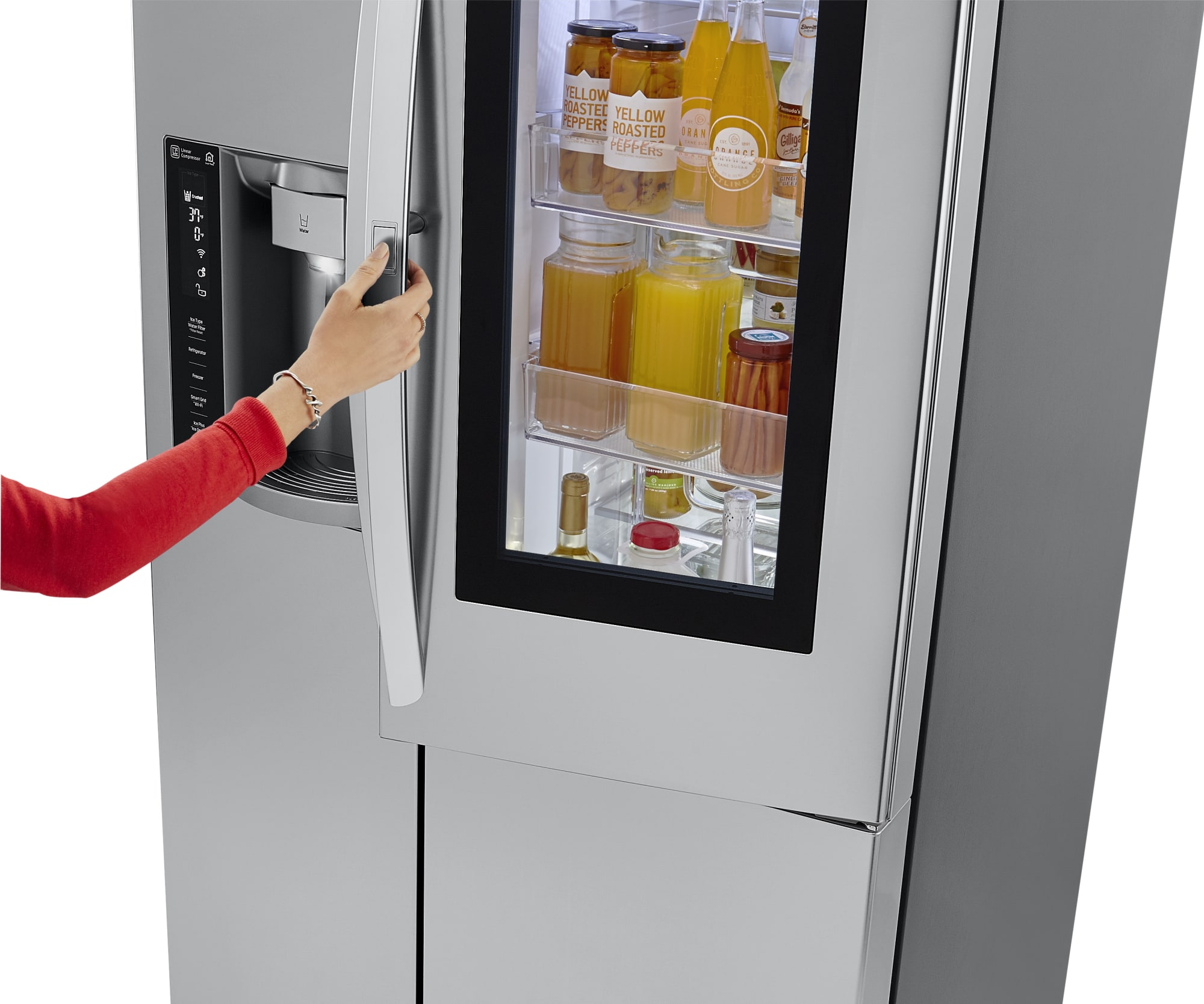 LG LSXC22396S 36 Inch Counter Depth Side by Side Smart Refrigerator
