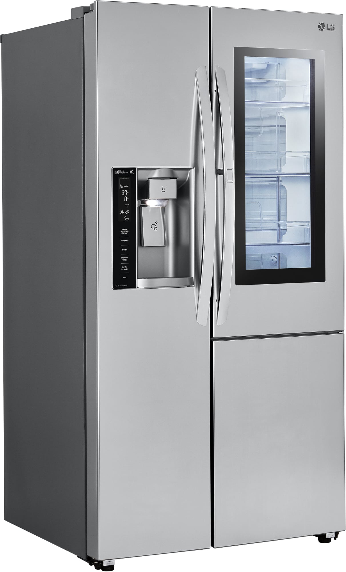 LG LSXC22396S 36 Inch Counter Depth Side by Side Smart Refrigerator