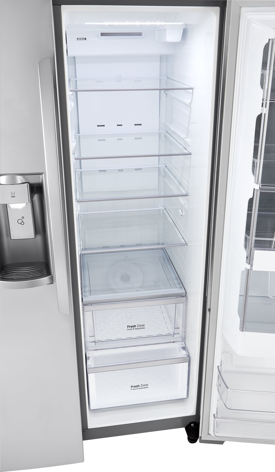 LG LSXC22396S 36 Inch Counter Depth Side by Side Smart Refrigerator