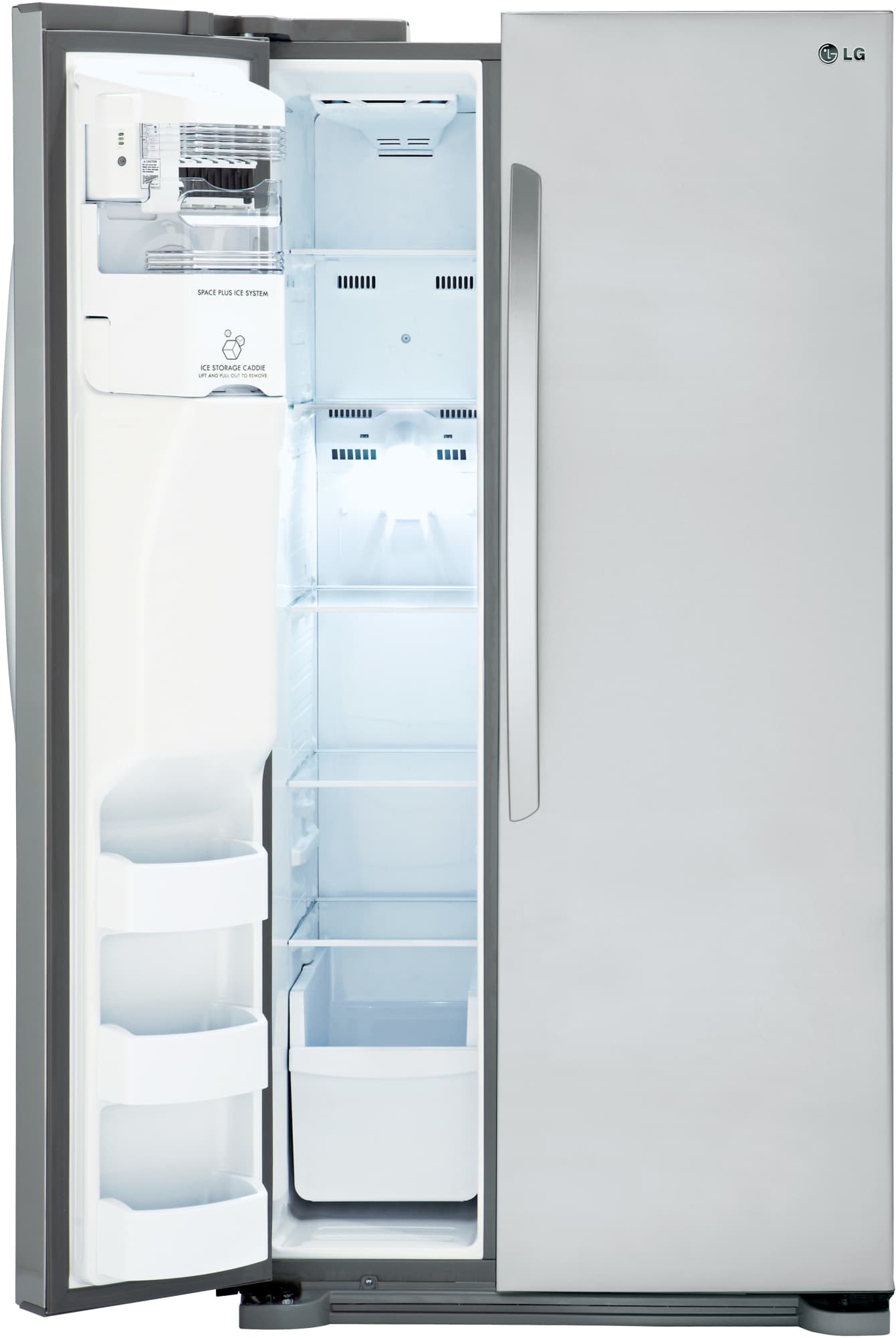 LG LSXS22423S 33 Inch SidebySide Refrigerator with Linear Compressor