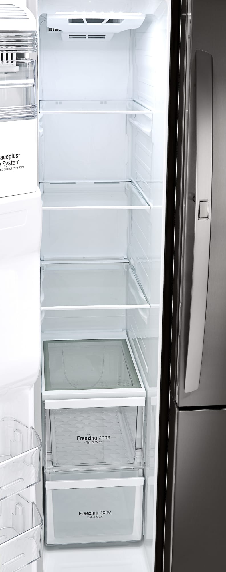 LG LSXS26386D 36 Inch SidebySide Refrigerator with DoorinDoor