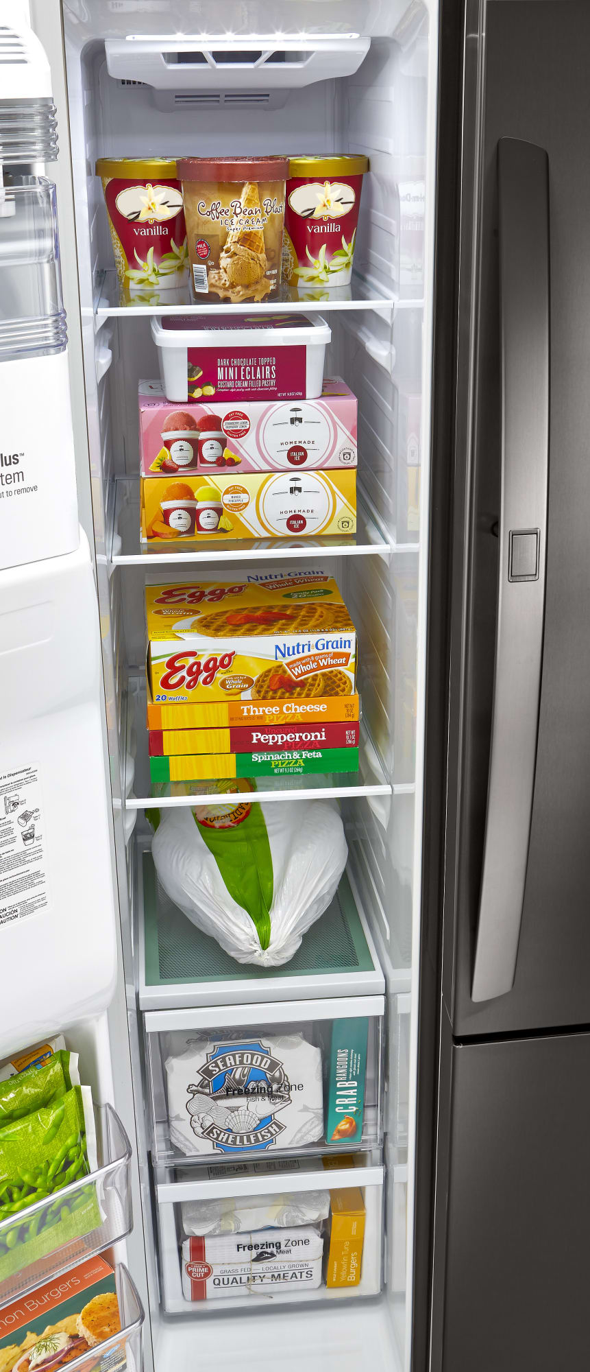 LG LSXS26386D 36 Inch SidebySide Refrigerator with DoorinDoor