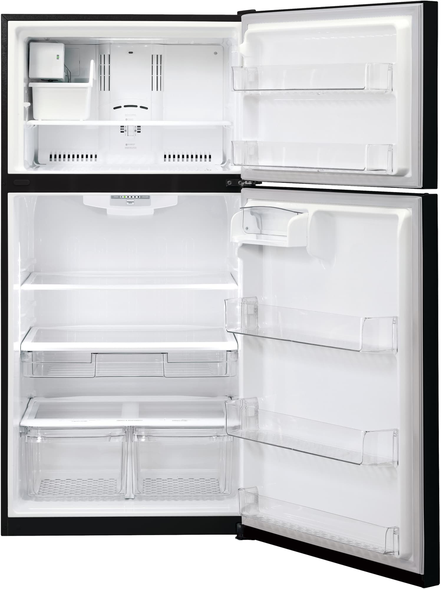 LG LTCS20220B 30 Inch Top-Freezer Refrigerator with Ice Maker, Glide N ...