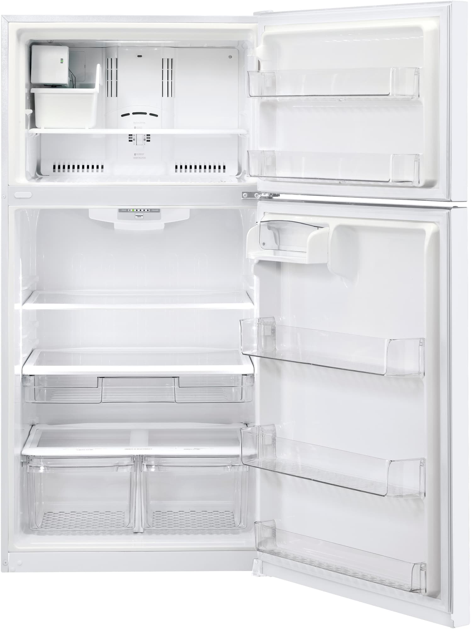 LG LTCS20220W 30 Inch TopFreezer Refrigerator with Ice Maker, Glide N