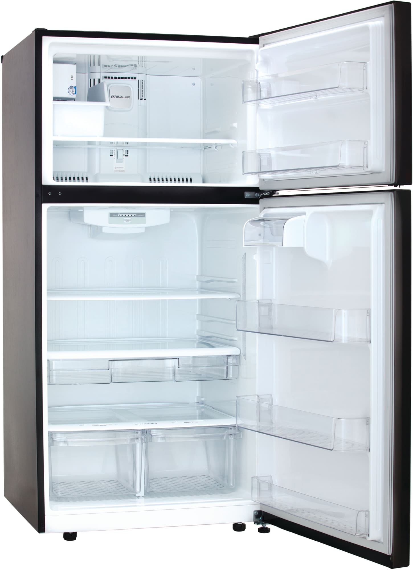 LG LTCS24223D 33 Inch Top Freezer Refrigerator with 23.8 Cu. Ft. Total Capacity, Tempered Glass