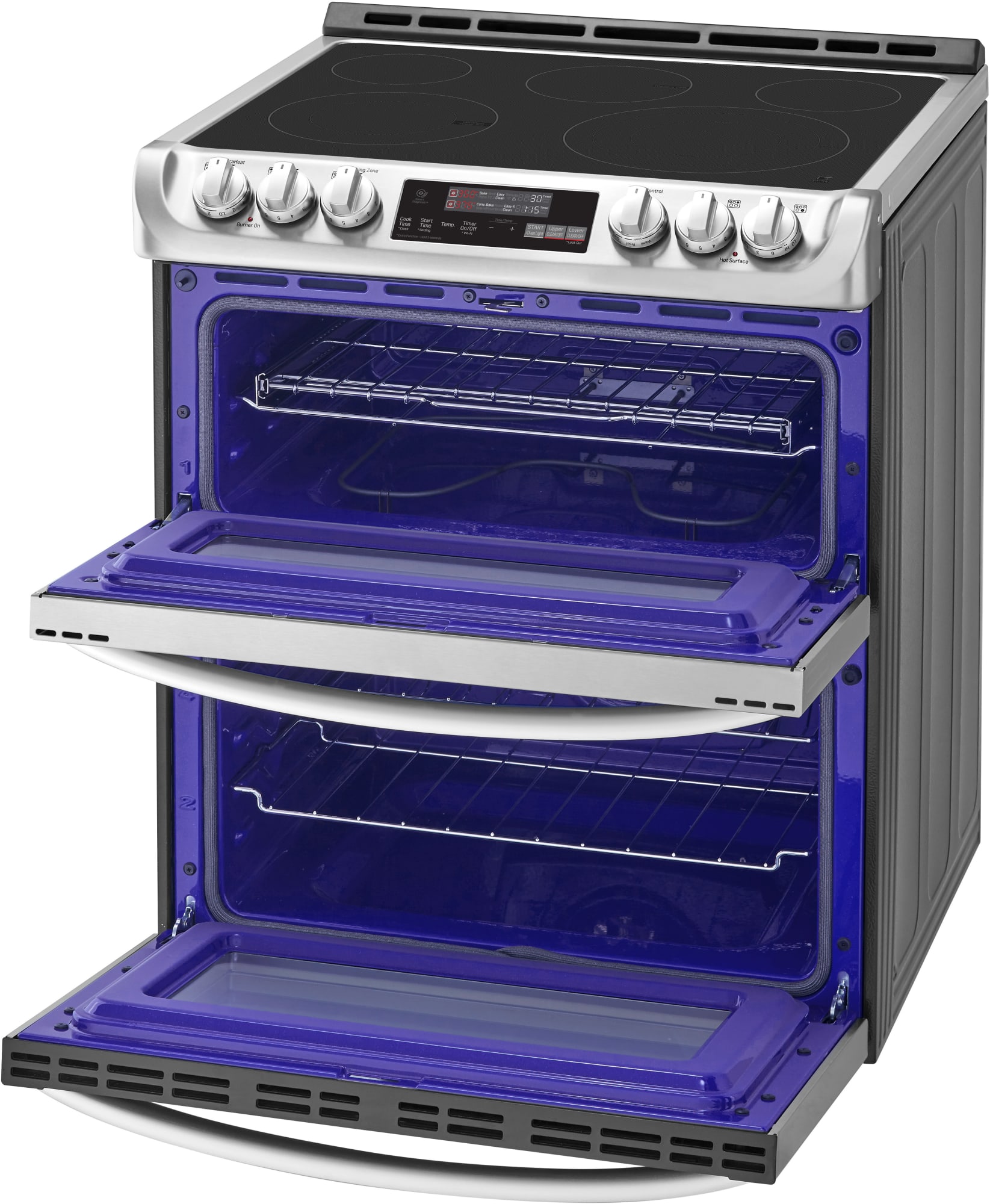 LG LTE4815ST 30 Inch SlideIn Electric Smart Range with 5 Element