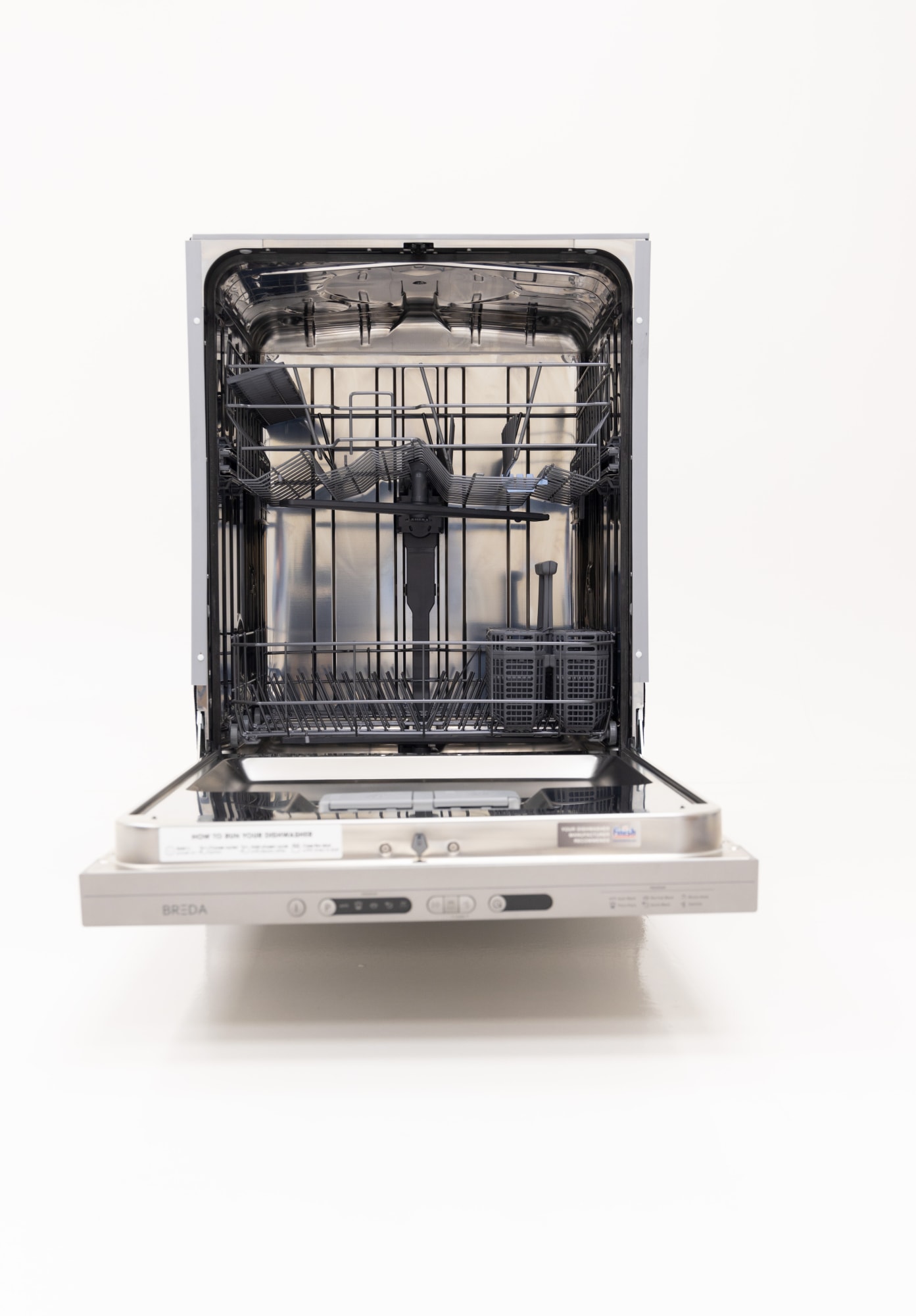 Breda LUDWA30155 24 Inch Fully Integrated ADA Dishwasher with 15 Place Setting Capacity, 6 Wash