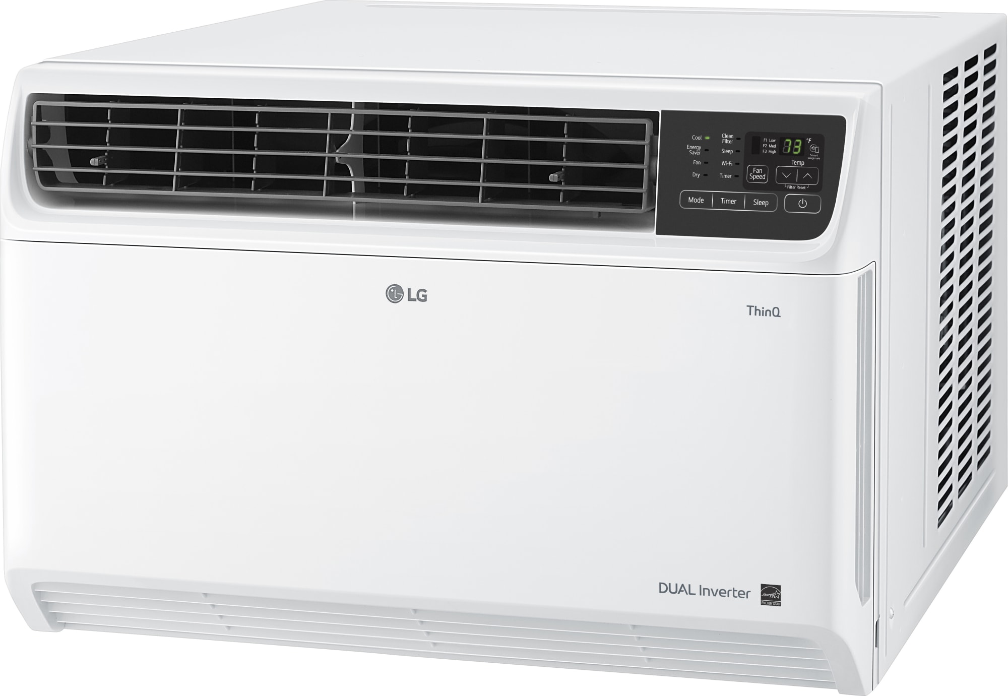 Lg Lw2422ivsm 23500 Btu Window Smart Air Conditioner With Dual Inverter Technology Lo Decibel 8403