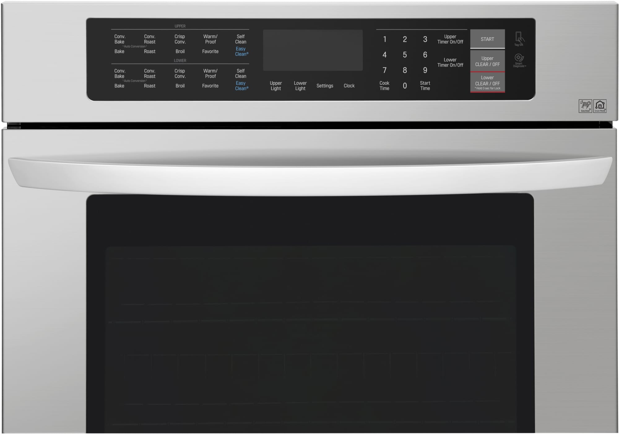 LG LWD3063ST 30 Inch Double Electric Wall Oven with Convection