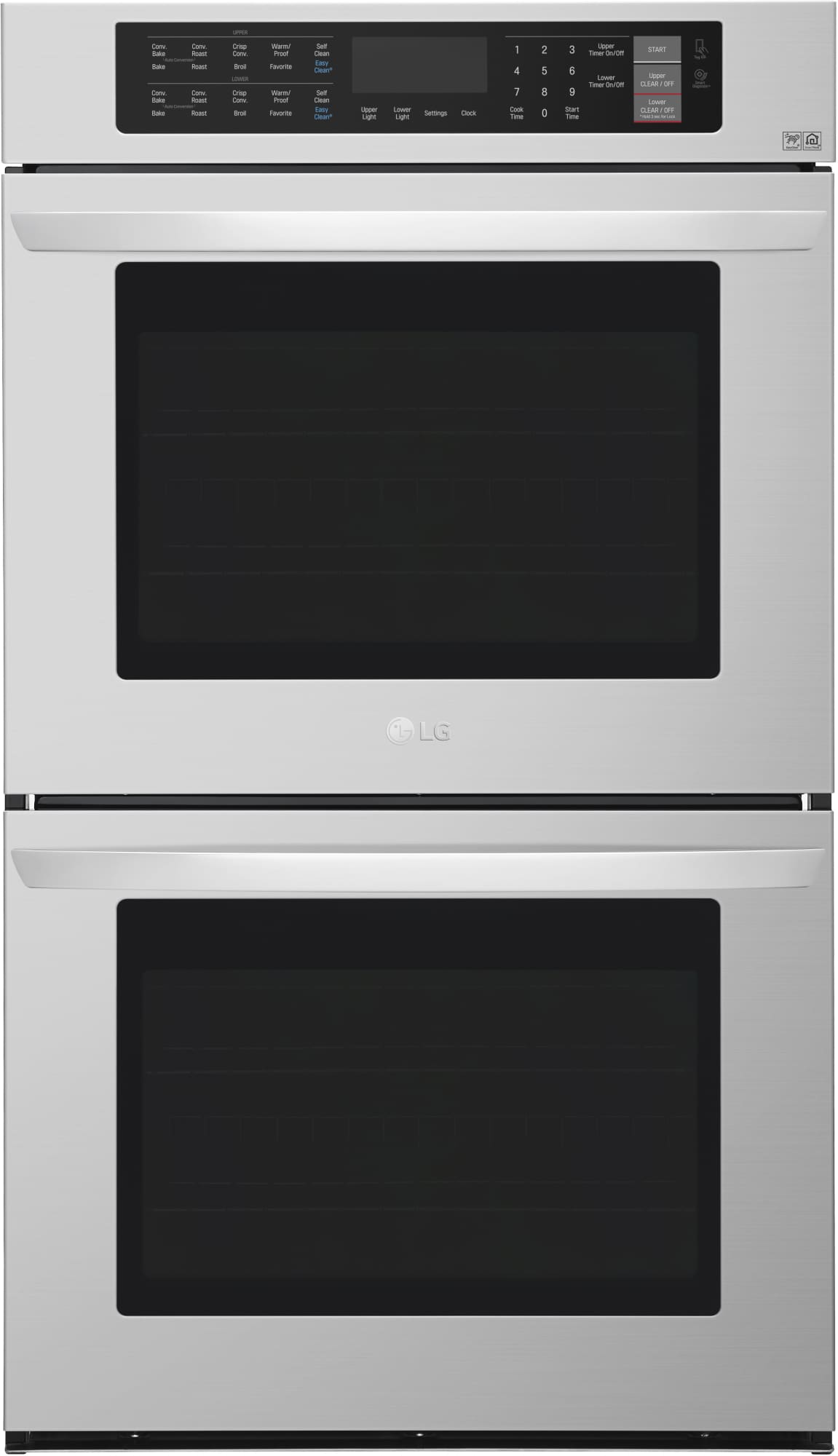 LG LWD3063ST 30 Inch Double Electric Wall Oven with Convection
