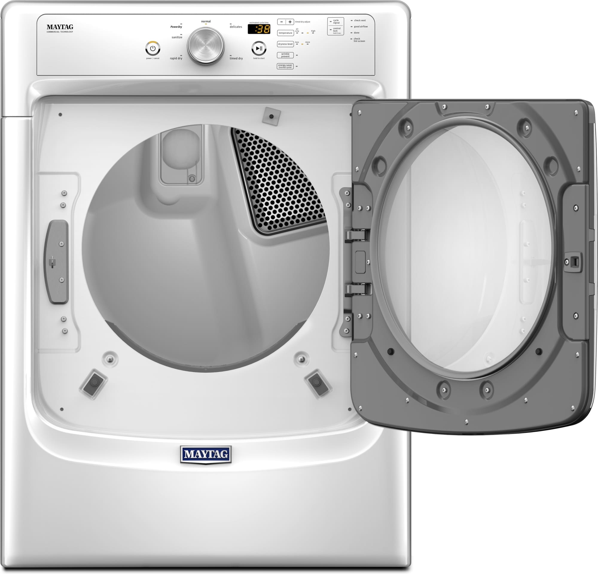 Maytag MGD3500FW 27 Inch 7.4 cu. ft. Gas Dryer with PowerDry System