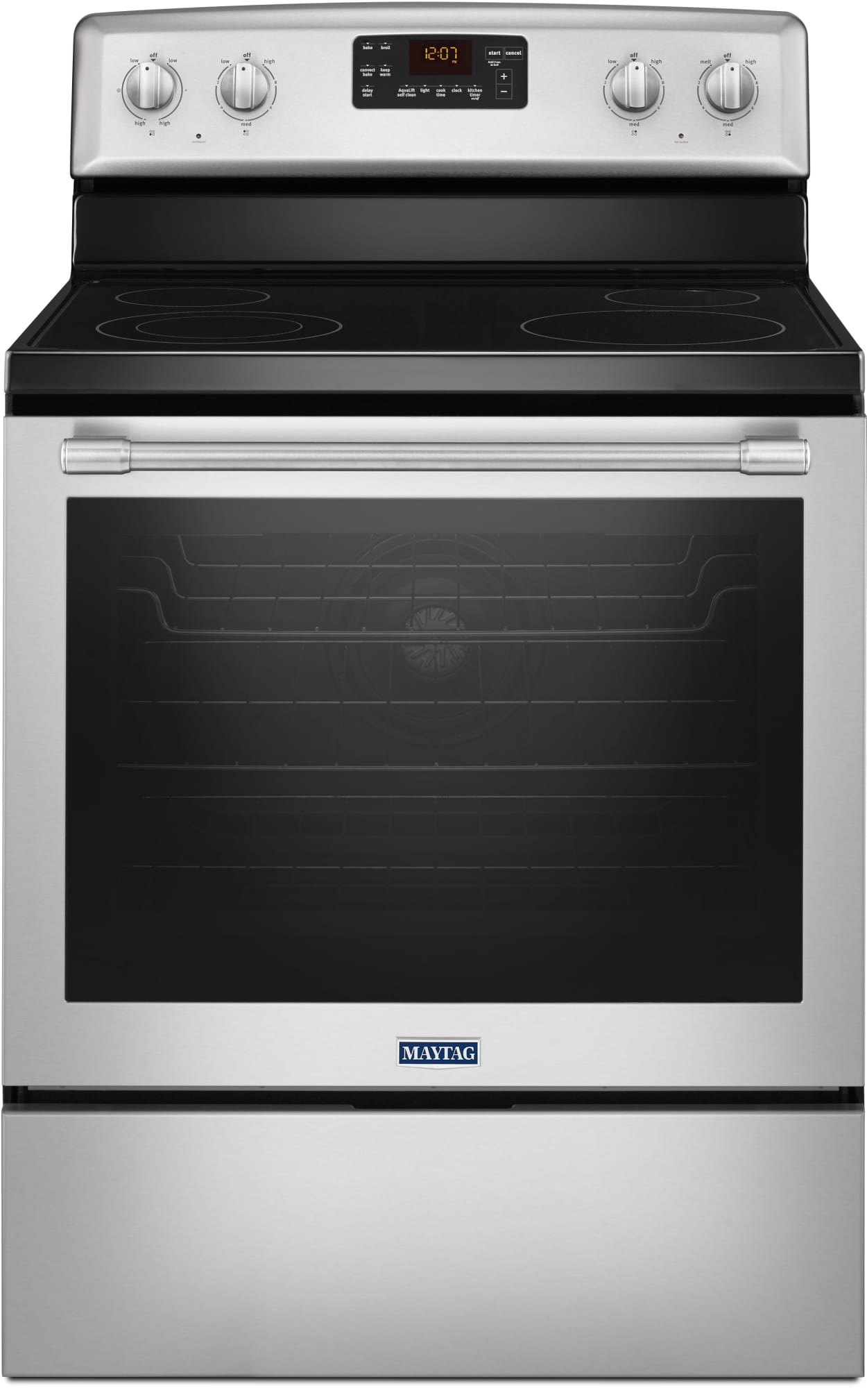 Maytag MER8650FZ 30 Inch Electric Range with Precision Cooking System, Fan Convection, 3200W