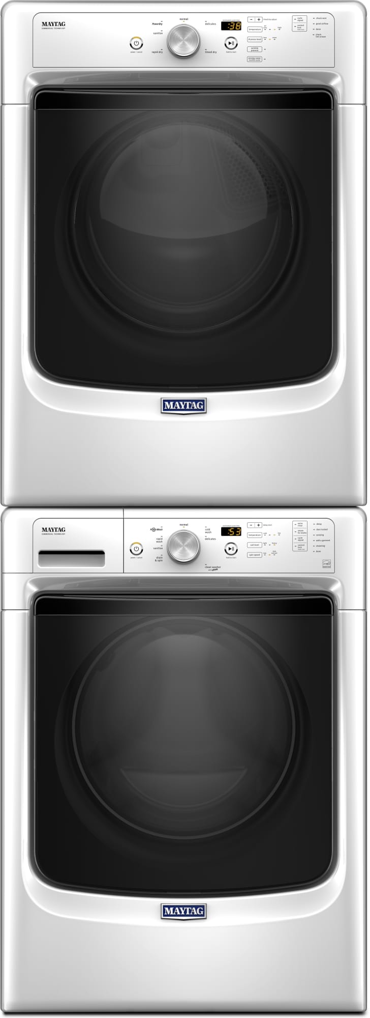 Maytag MHW3505FW 27 Inch 4.3 cu. ft. Front Load Washer with Steam