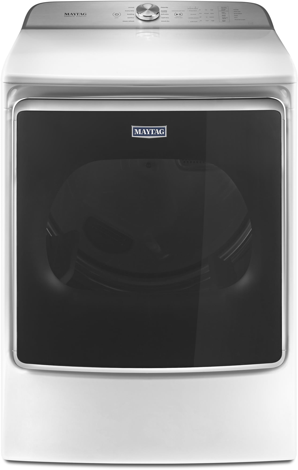 Maytag MGDB955FW 29 Inch Gas Dryer with 9.2 cu. ft. Capacity, Steam, 10