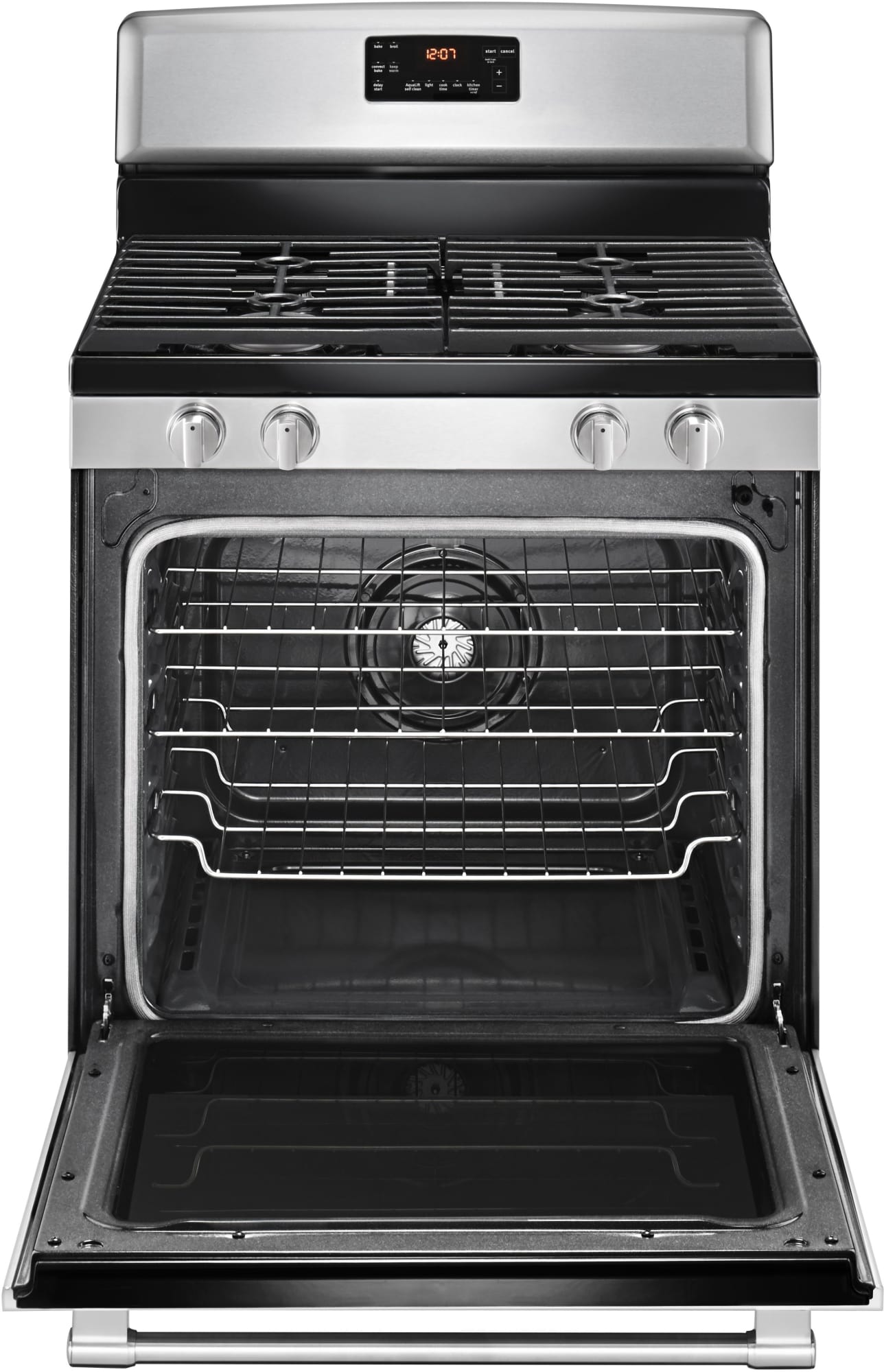 Maytag MGR8650FZ 30 Inch Gas Range with AquaLift Self Clean, Precision