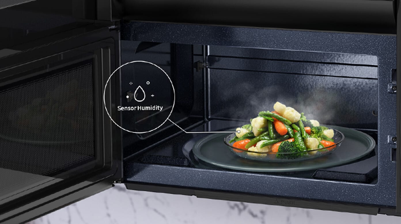 Samsung ME21R706BAT 30 Inch OvertheRange Microwave with 2.1 Cu. Ft