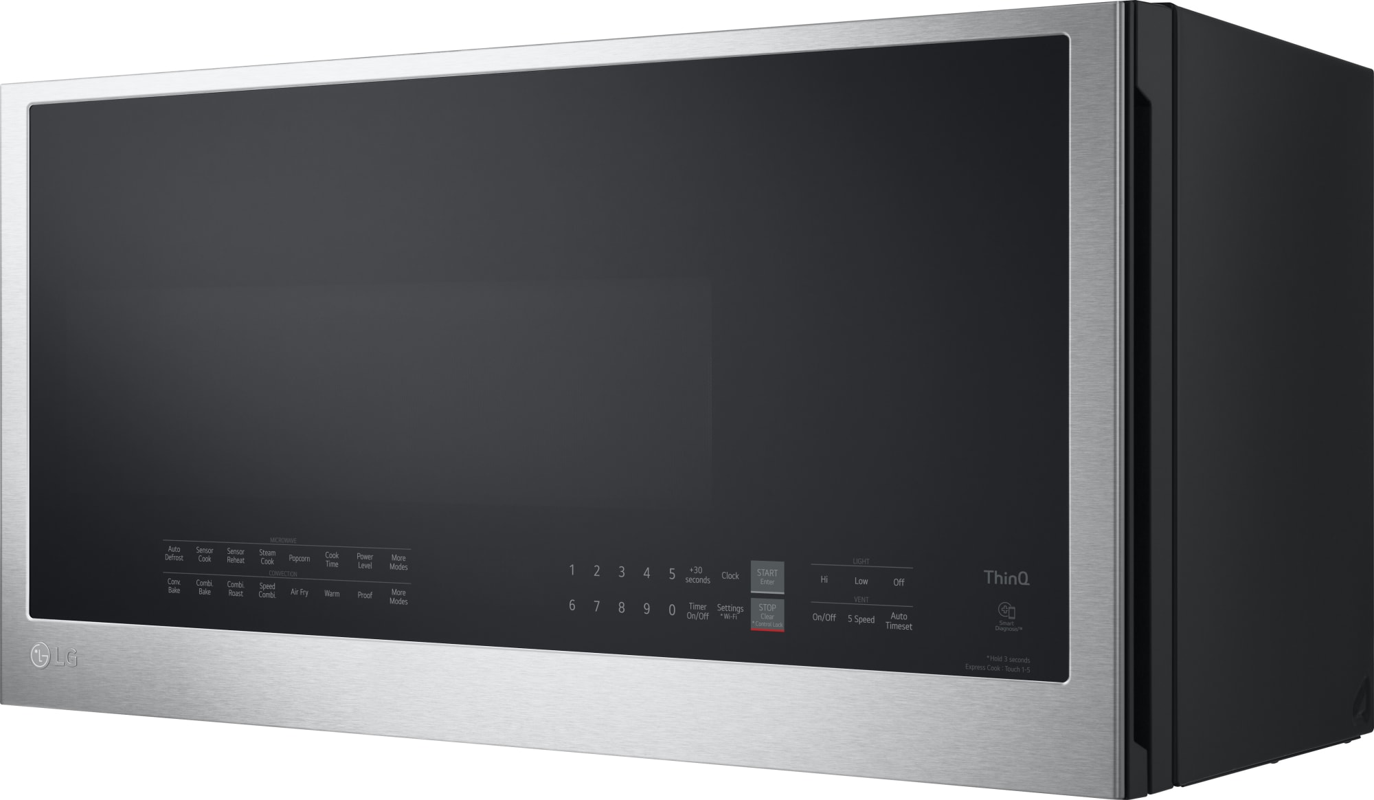 LG MHEC1737F 30 Inch OvertheRange Smart Microwave Oven with 1.7 cu