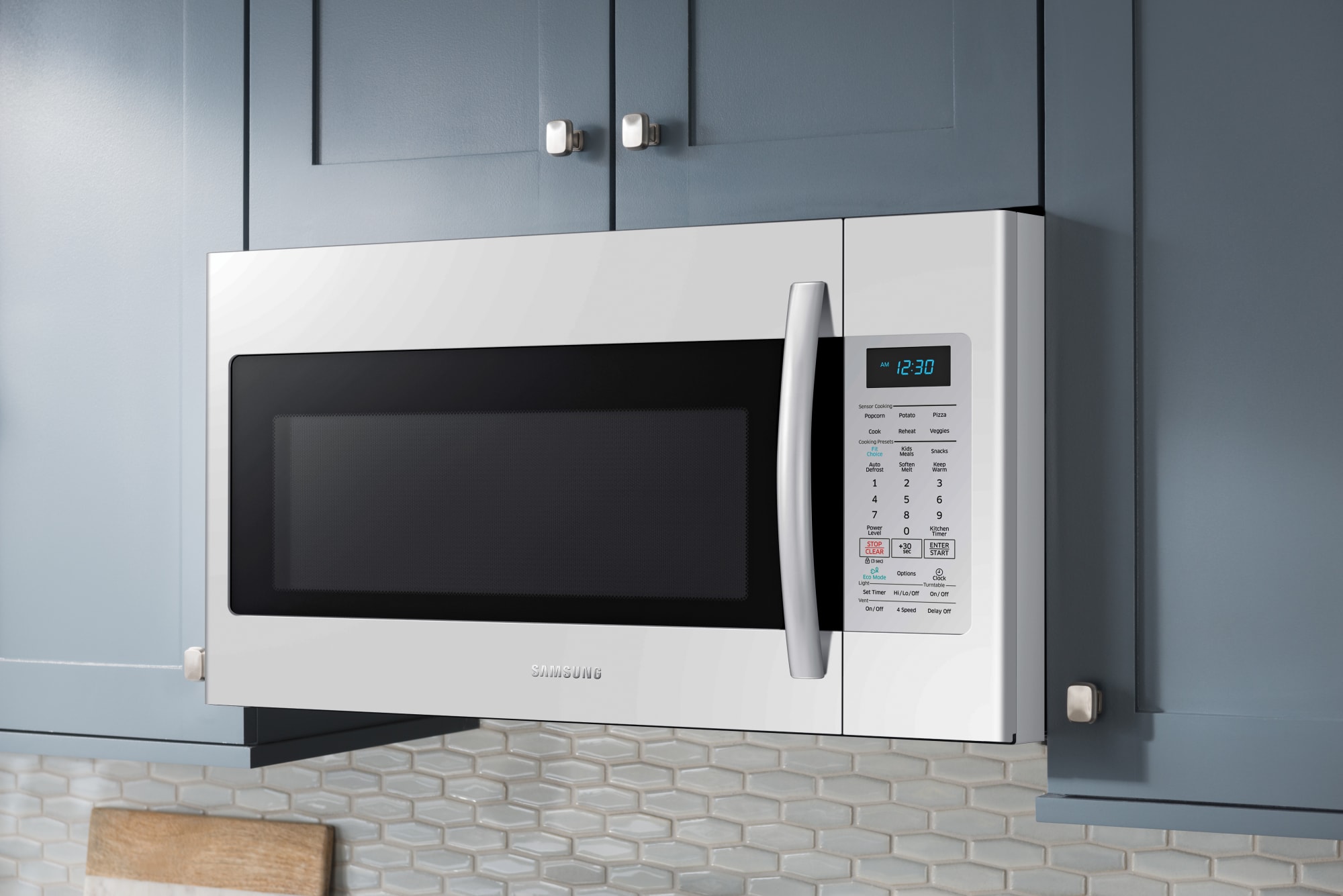 Samsung ME18H704SFW 1.8 cu. ft. OvertheRange Microwave Oven with