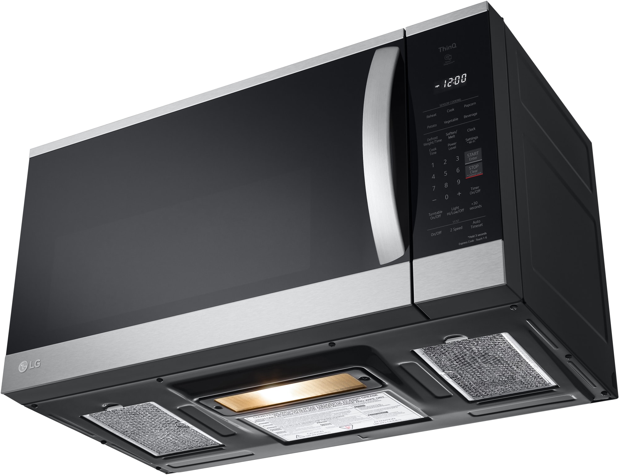 LG MVEM1825F 30 Inch OvertheRange Smart Microwave Oven with 1.8 cu