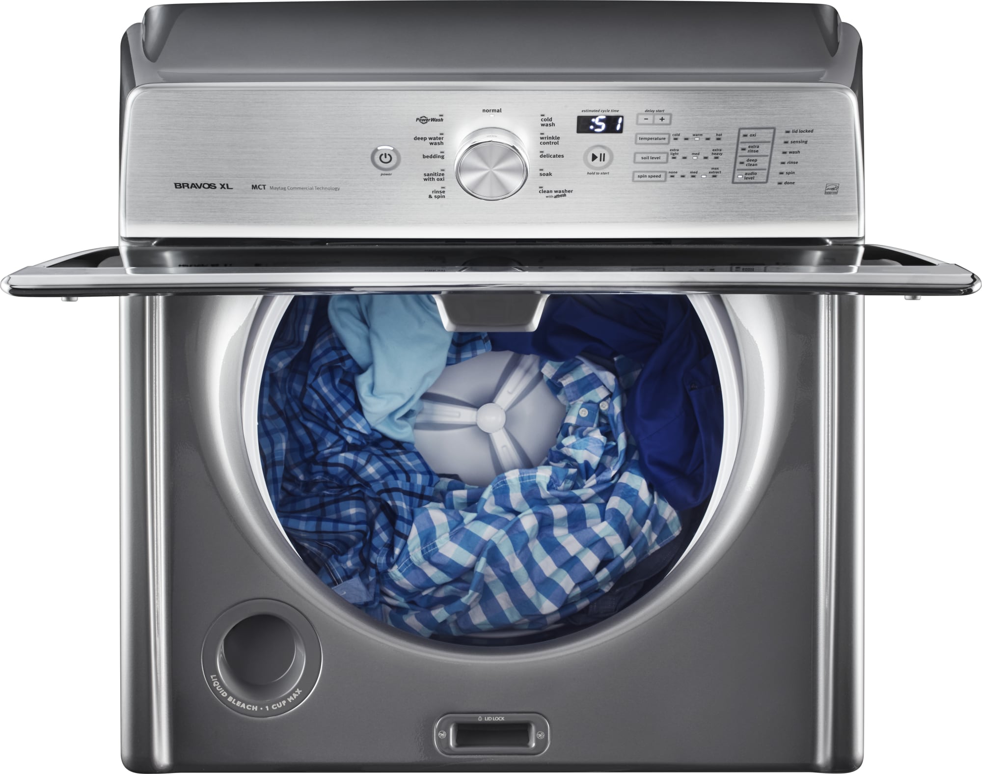 Maytag MVWB835DC 28 Inch Top Load Washer with PowerWash Cycle, Deep