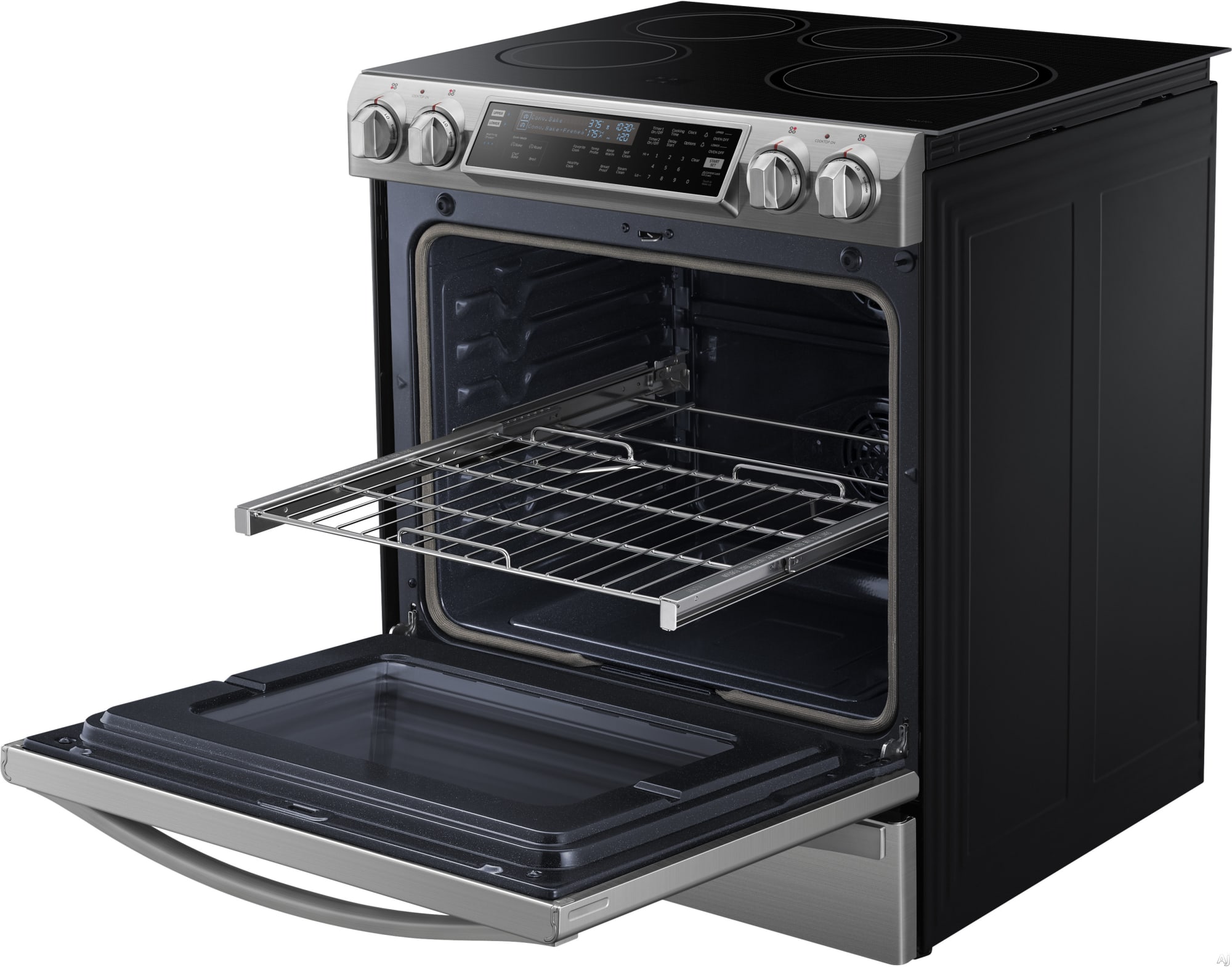 Samsung NE58H9970WS 30 Inch SlideIn Induction Range with Flex Duo