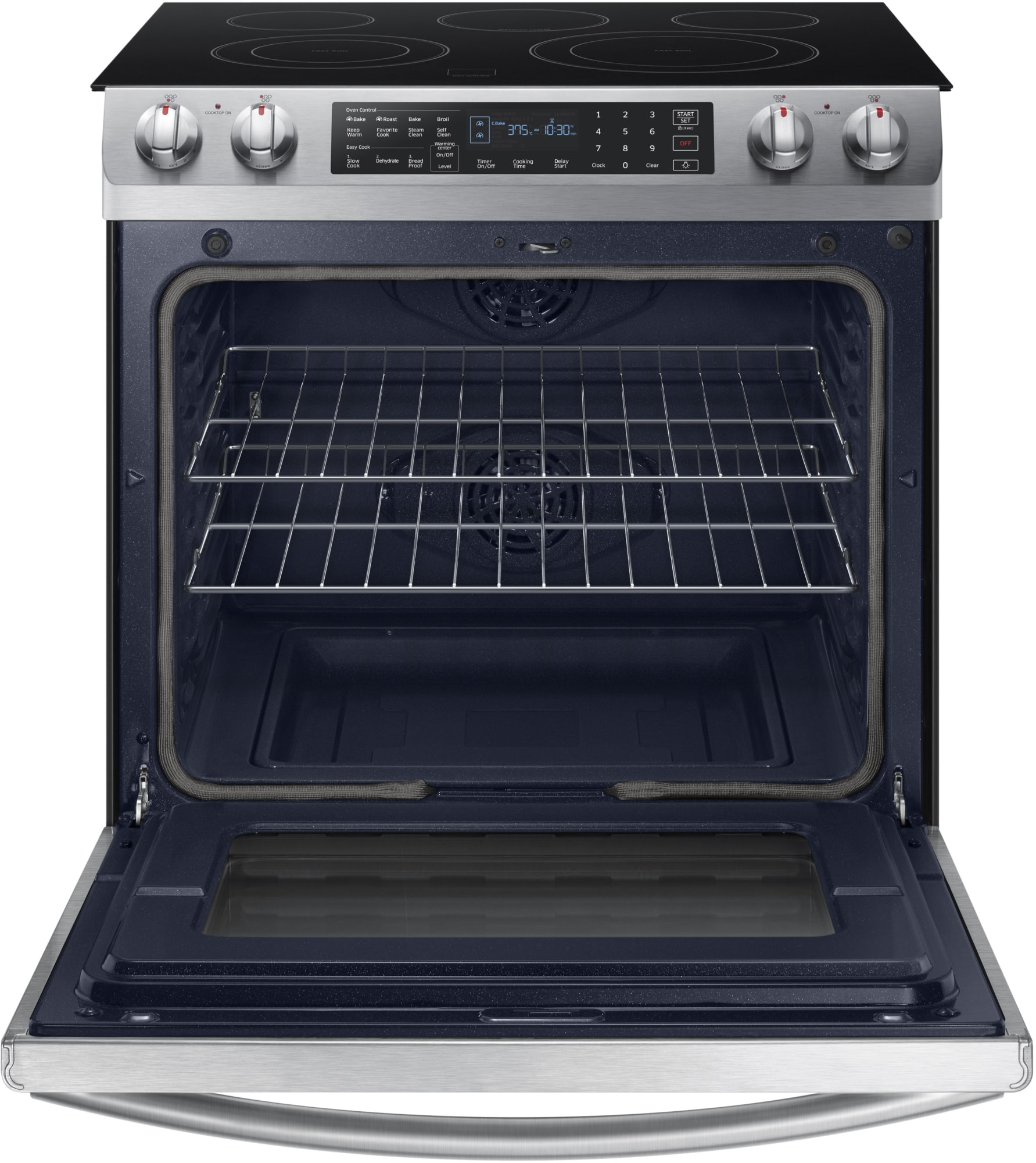 Samsung NE58K9430SS 30 Inch Slidein Electric Range with 5 Smoothtop