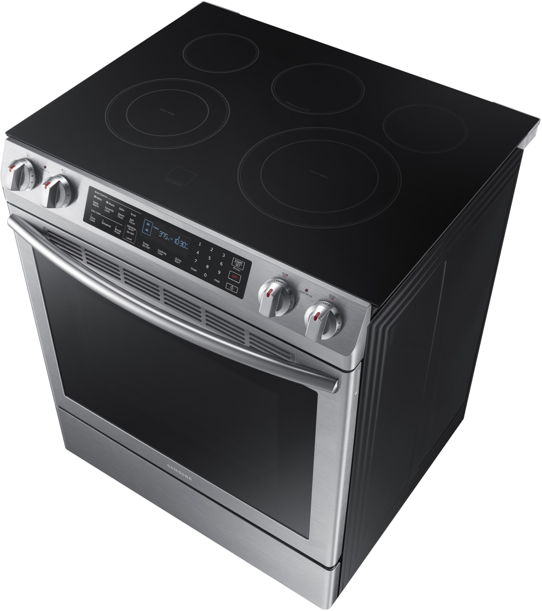 Samsung NE58K9430SS 30 Inch Slidein Electric Range with 5 Smoothtop