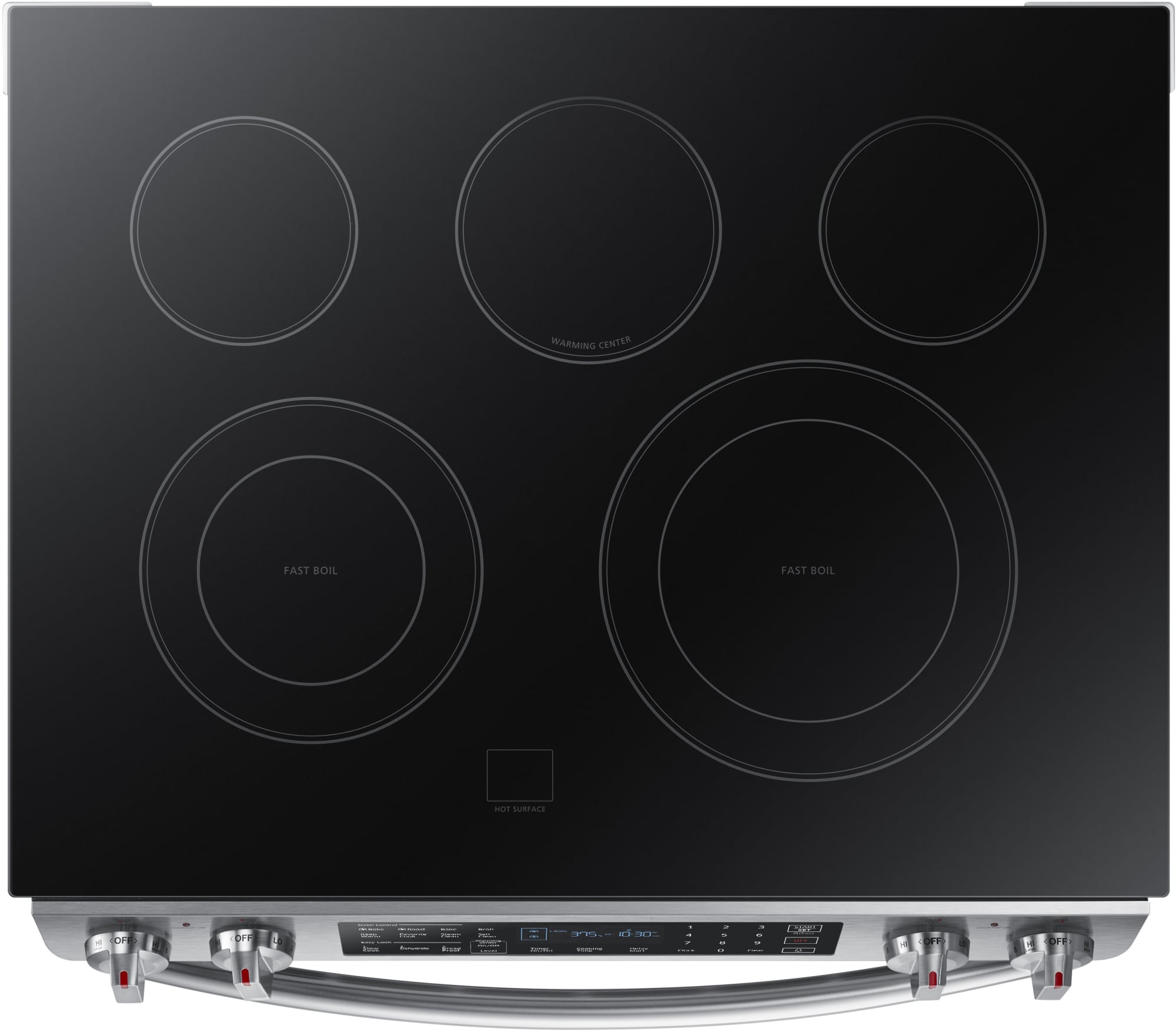 Samsung NE58K9430SS 30 Inch Slidein Electric Range with 5 Smoothtop