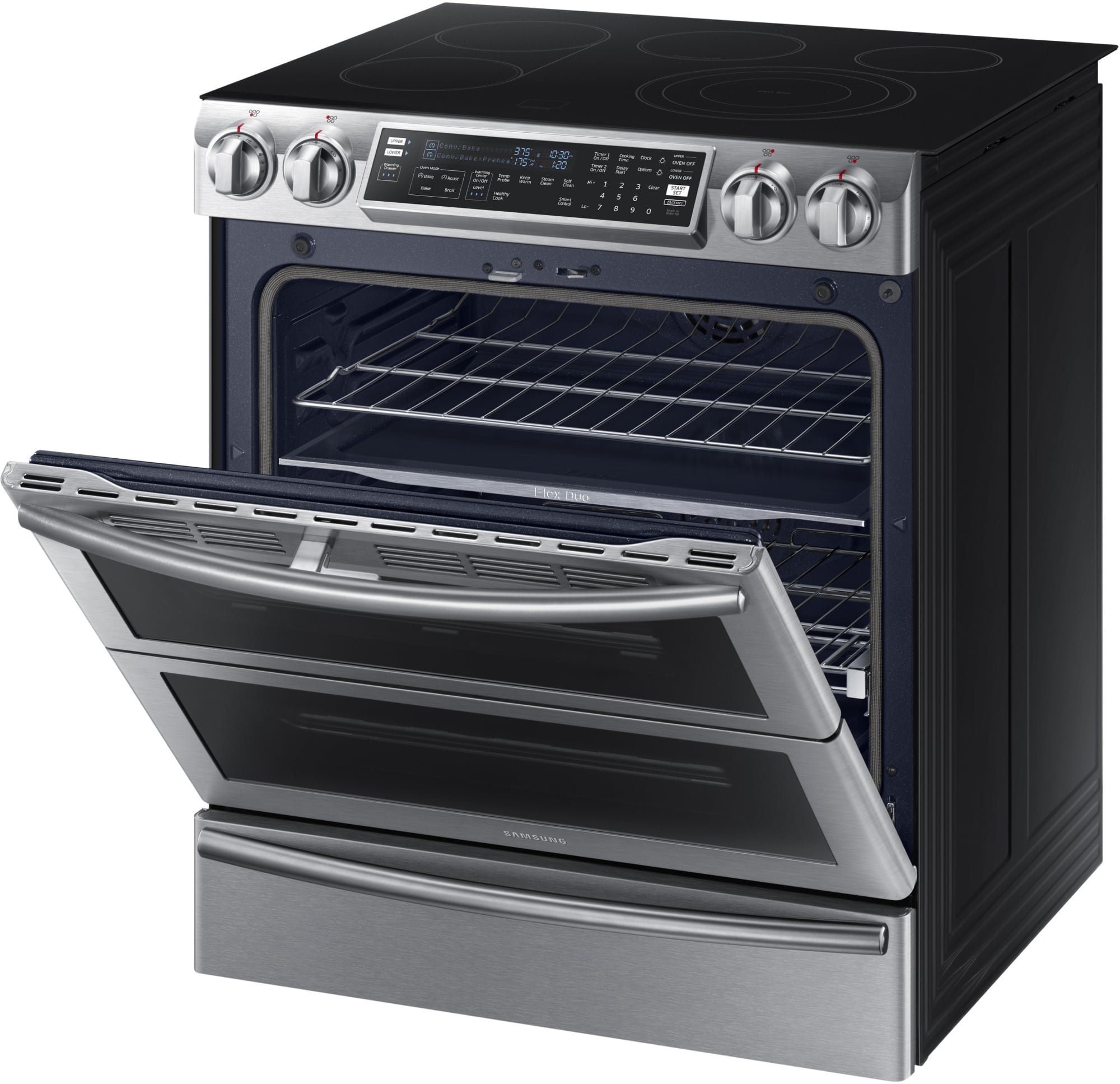 samsung electric slide in range flex duo