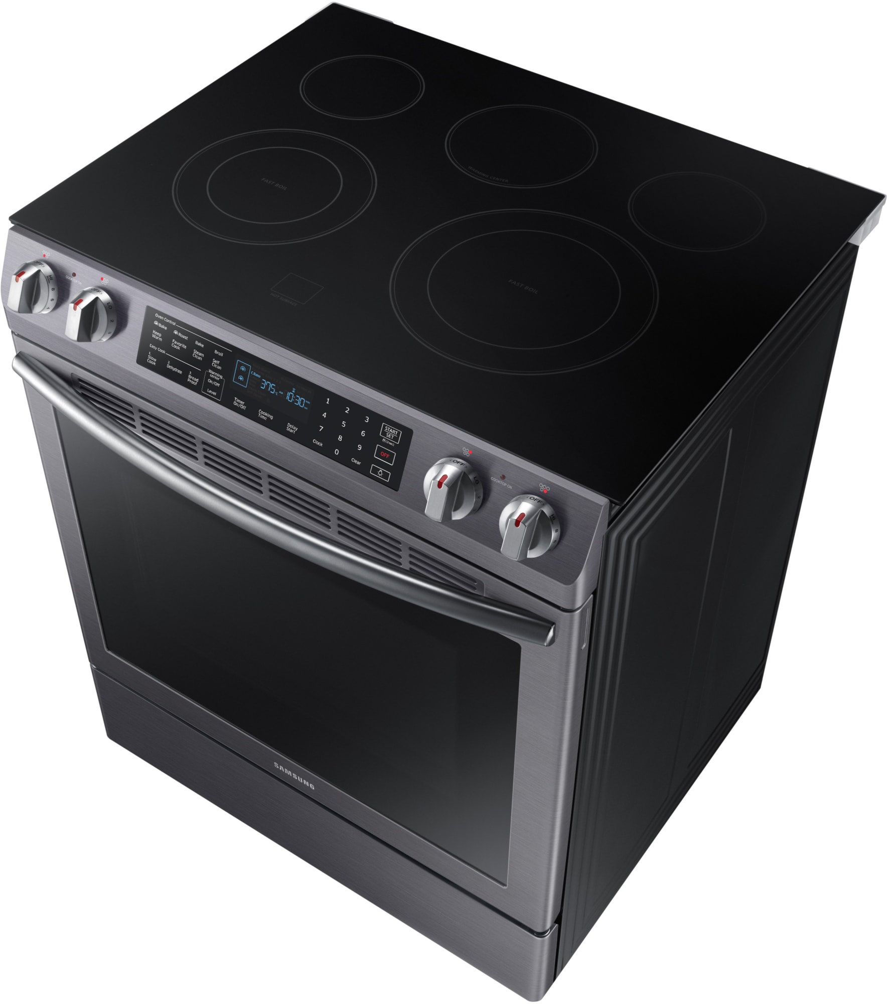 Samsung NE58N9430SG 30 Inch Slidein Electric Range with 5 Smoothtop