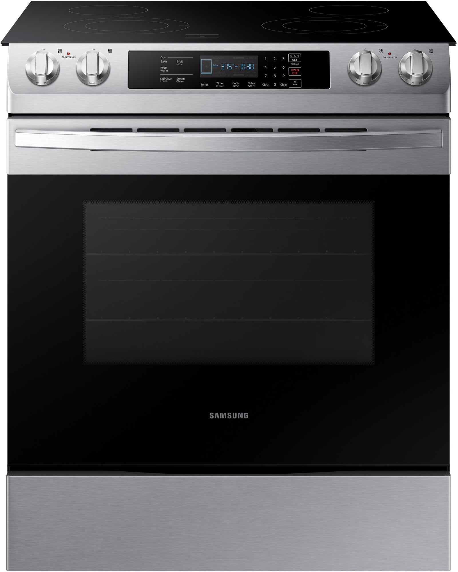 Samsung NE58R9311SS 30 Inch Slide In Electric Range with Flexible Dual