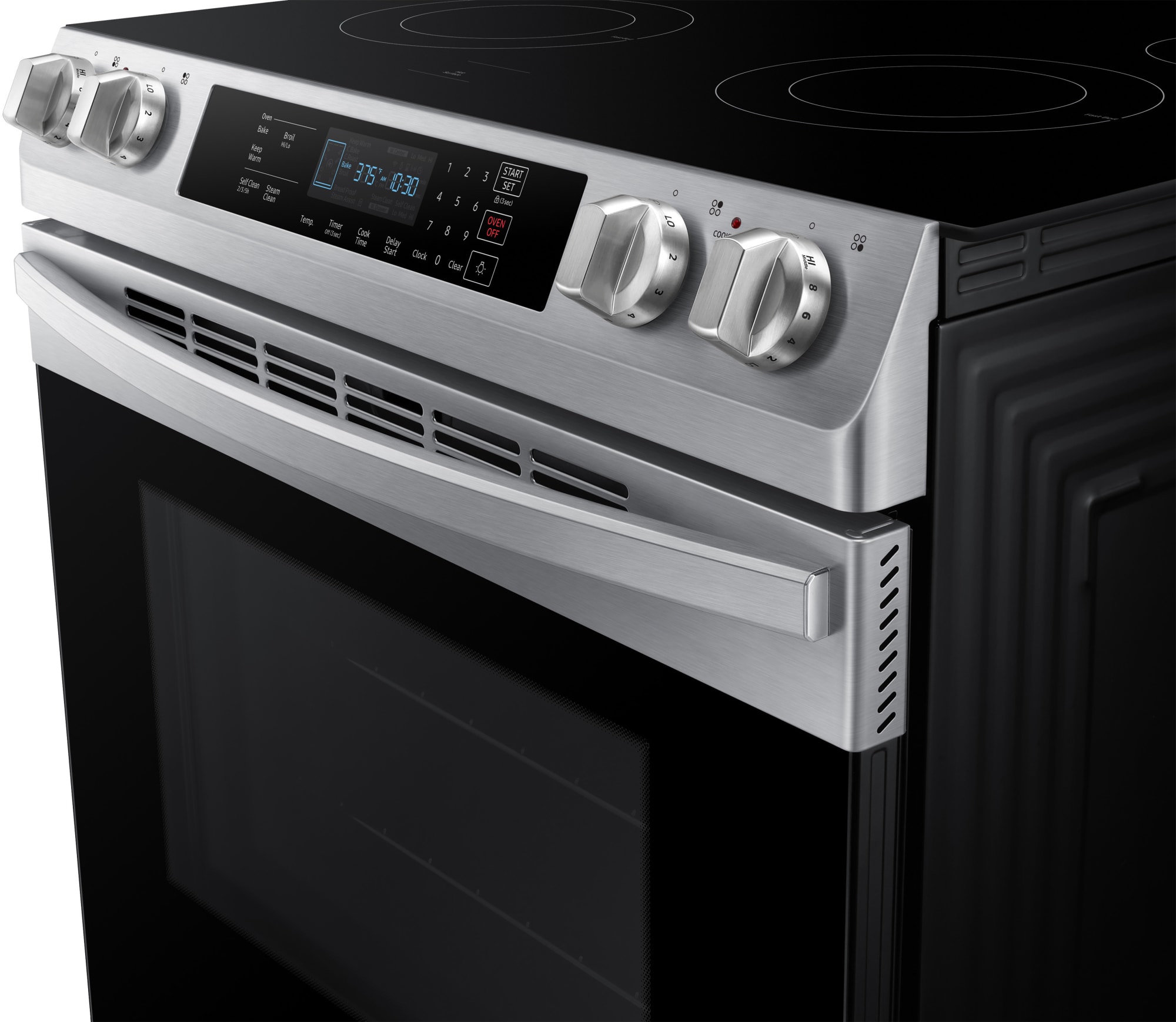 Samsung NE58R9311SS 30 Inch Slide In Electric Range with Flexible Dual