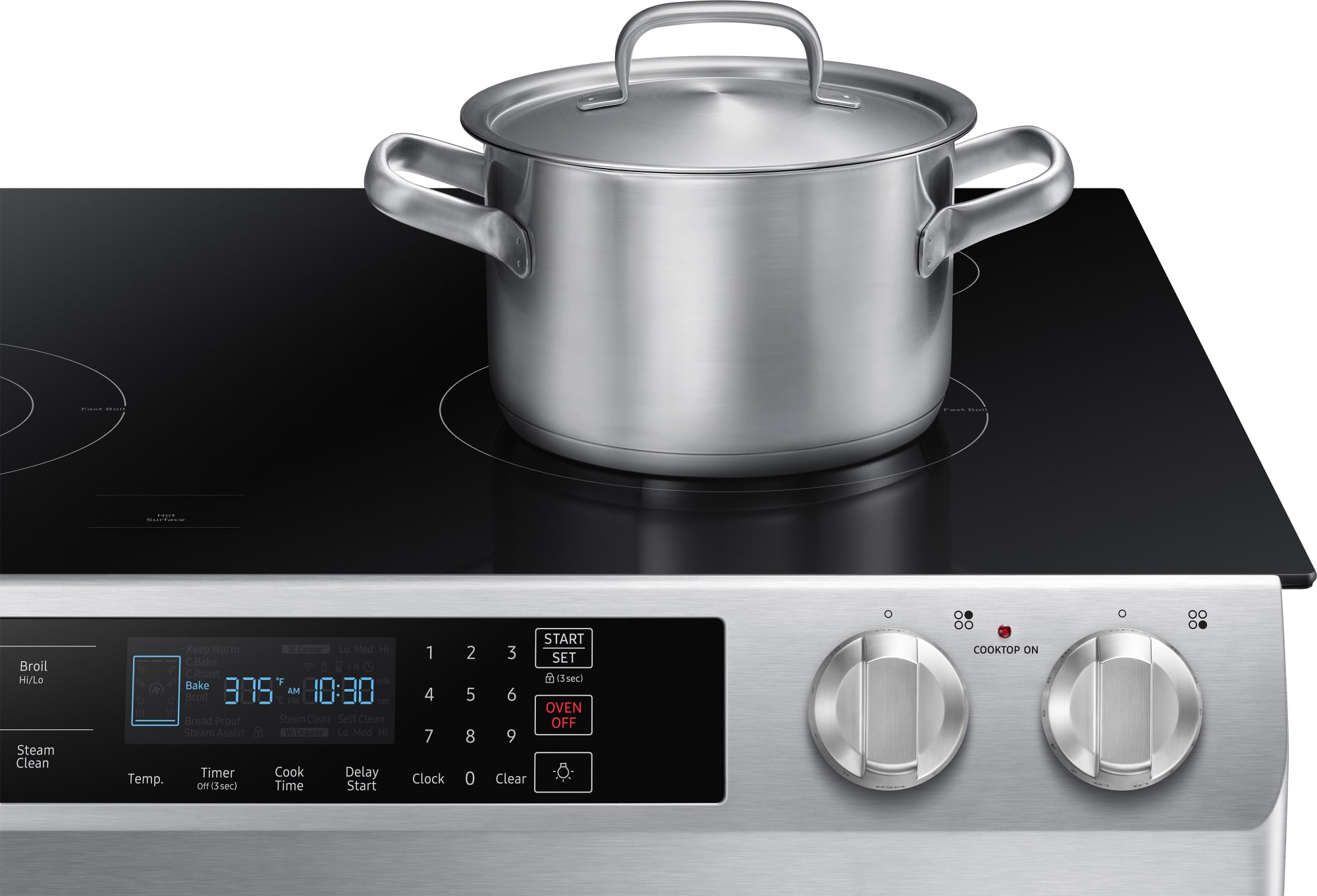 Samsung NE58R9311SS 30 Inch Slide In Electric Range with Flexible Dual