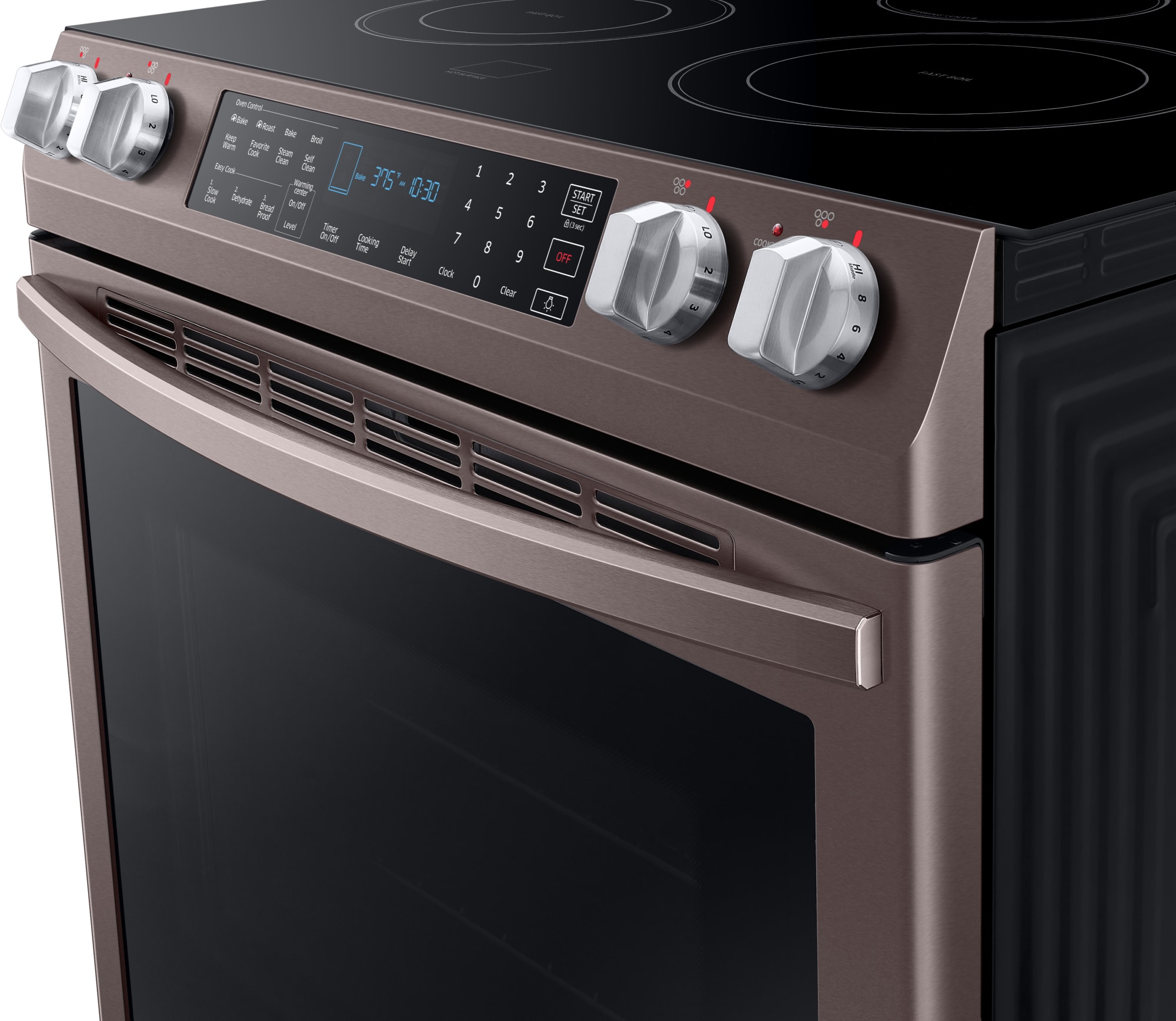 Samsung NE58R9431ST 30 Inch Slidein Electric Range with 5 Element