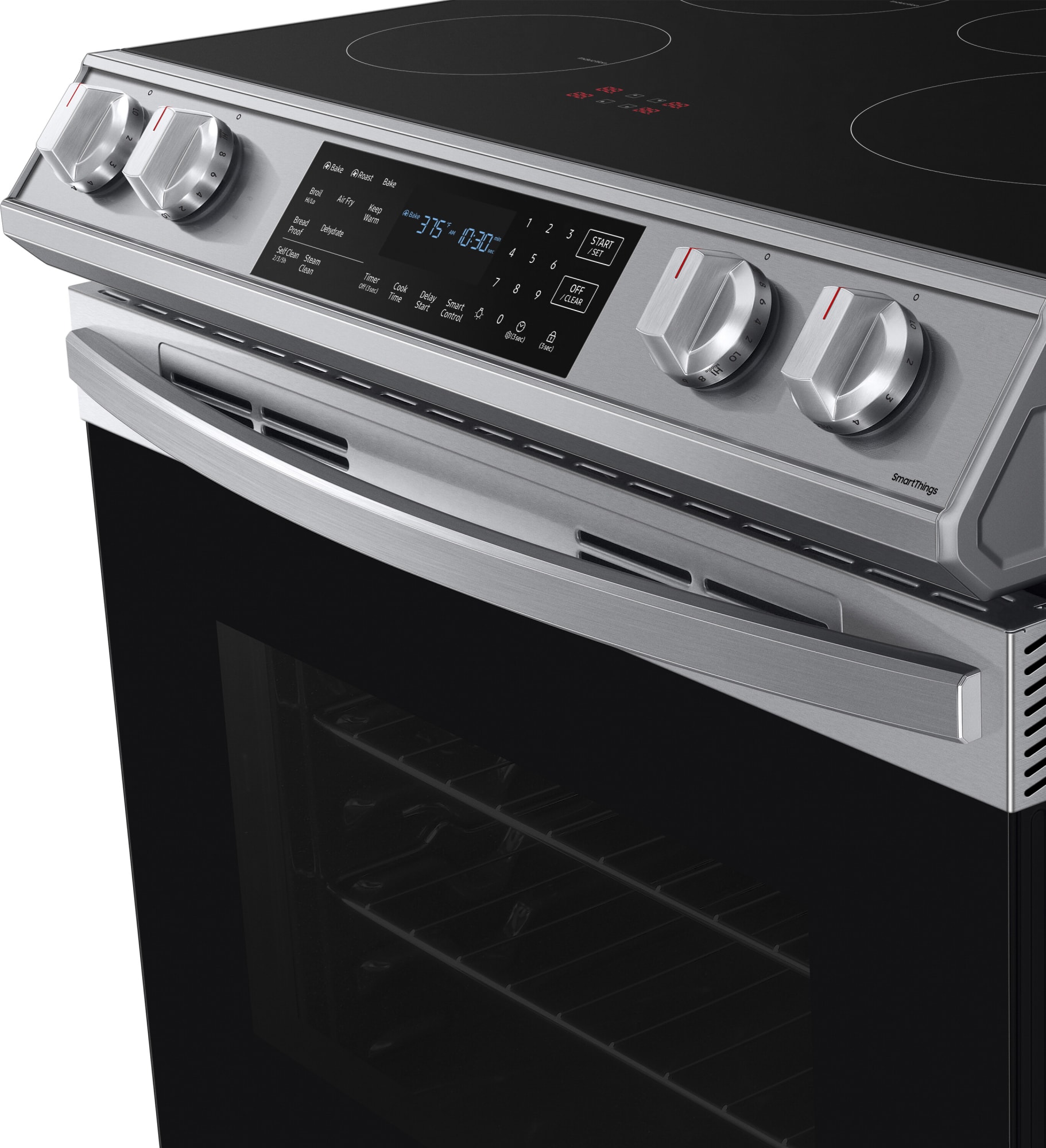 Samsung NE63B8611SS 30 Inch SlideIn Induction Smart Range with 4