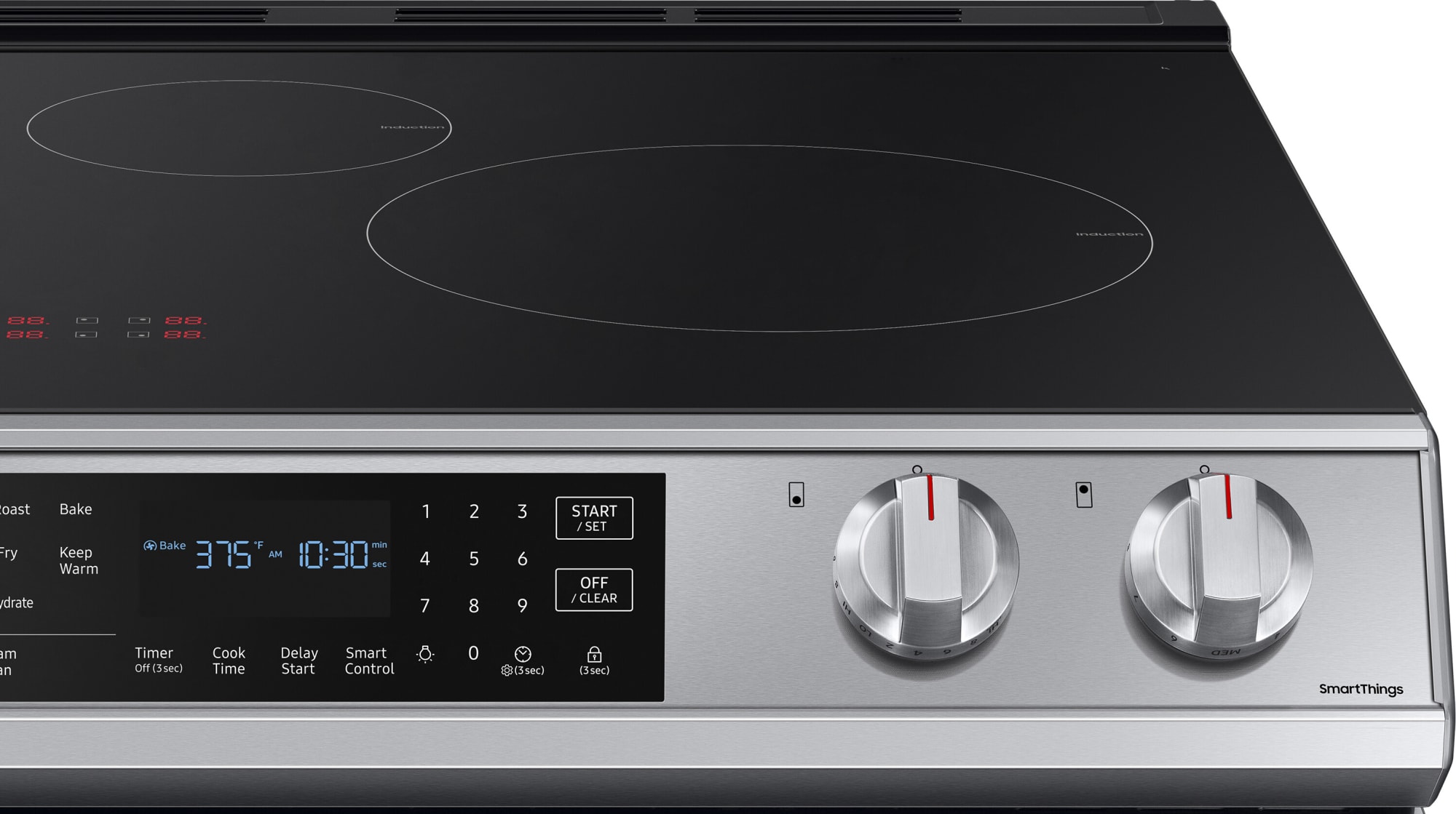 Samsung NE63B8611SS 30 Inch SlideIn Induction Smart Range with 4