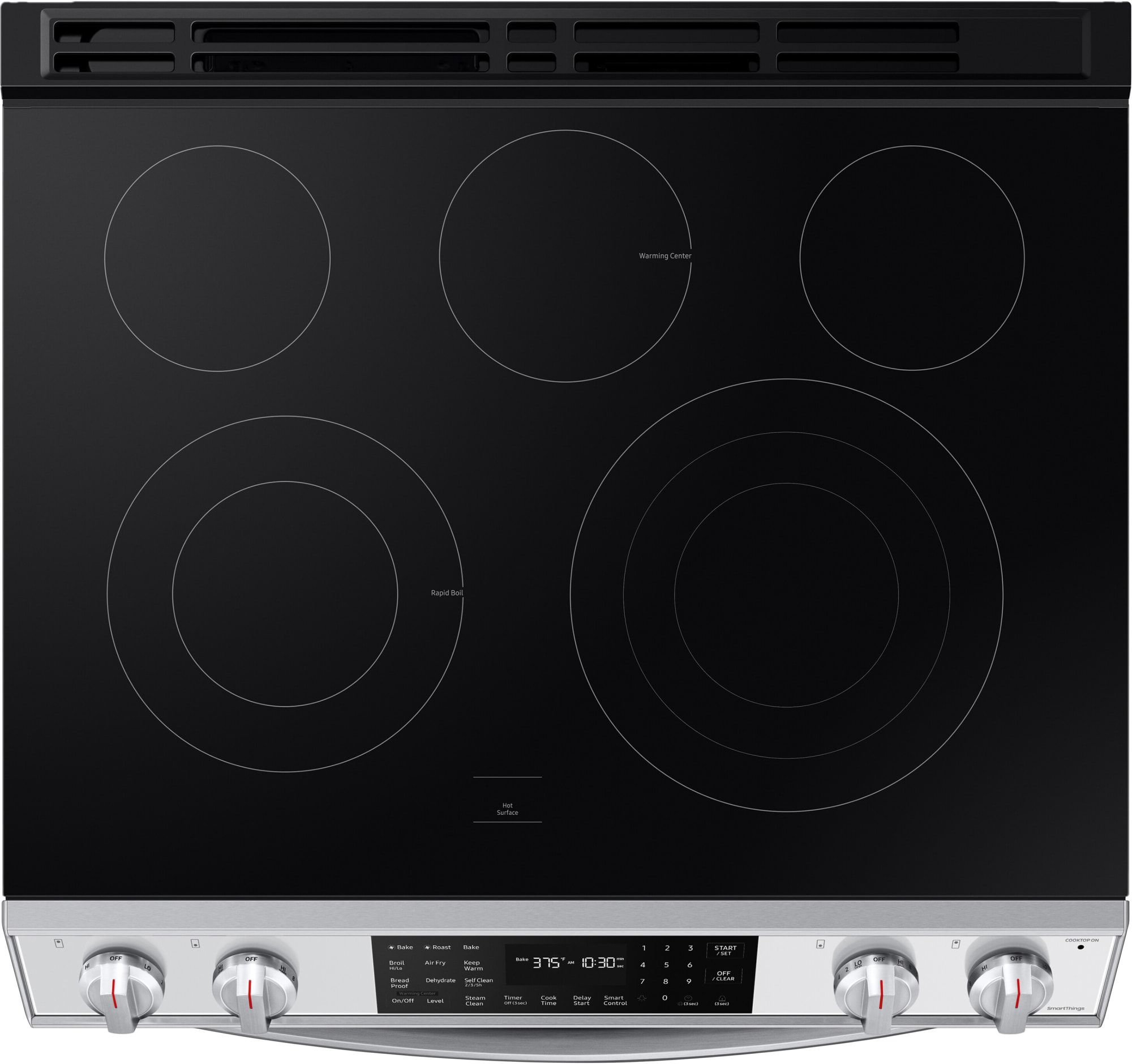 Samsung NE63BB851112 30 Inch SlideIn Smart Electric Range with 5