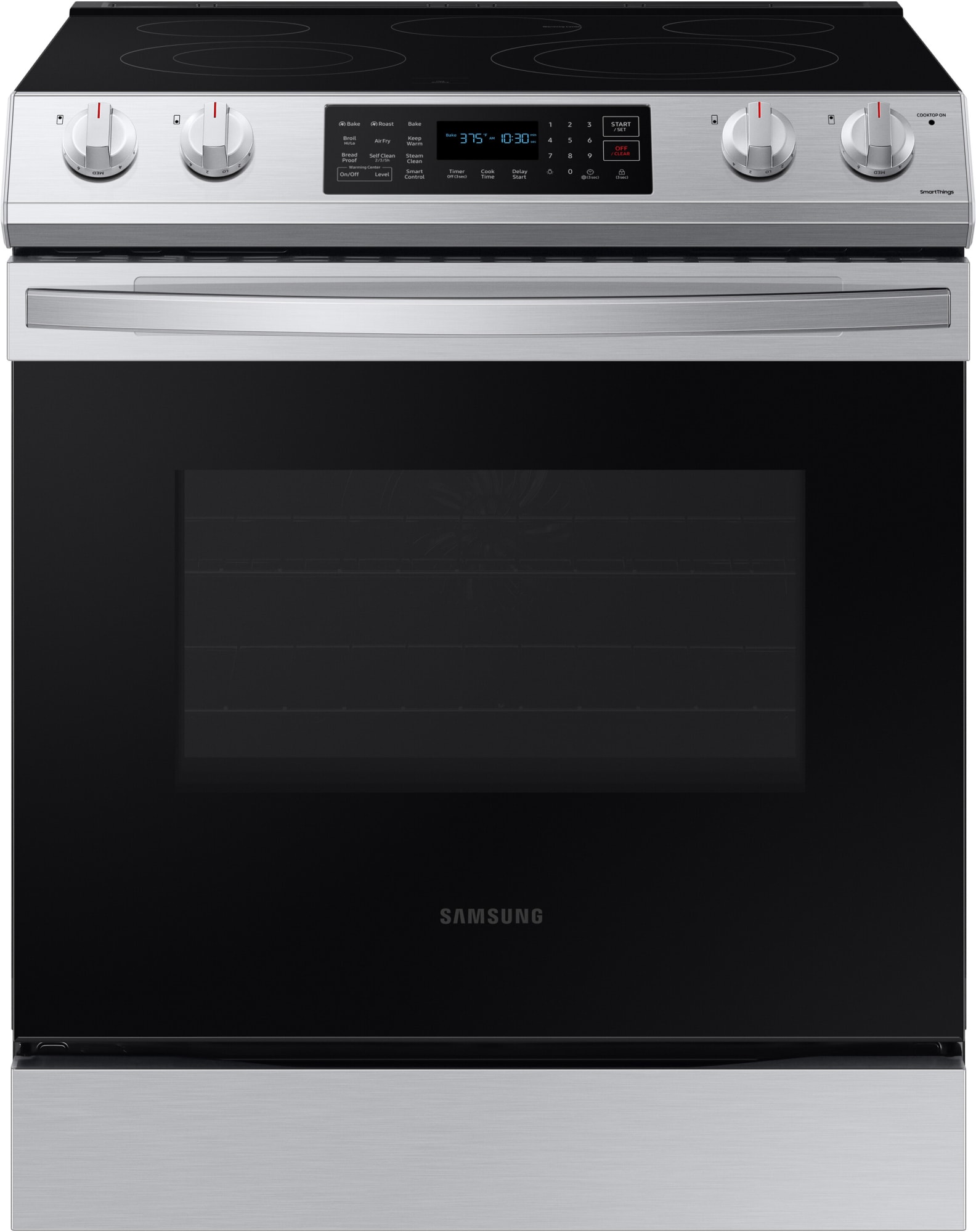 Samsung NE63BG8315SS 30 Inch SlideIn Smart Electric Range with 5