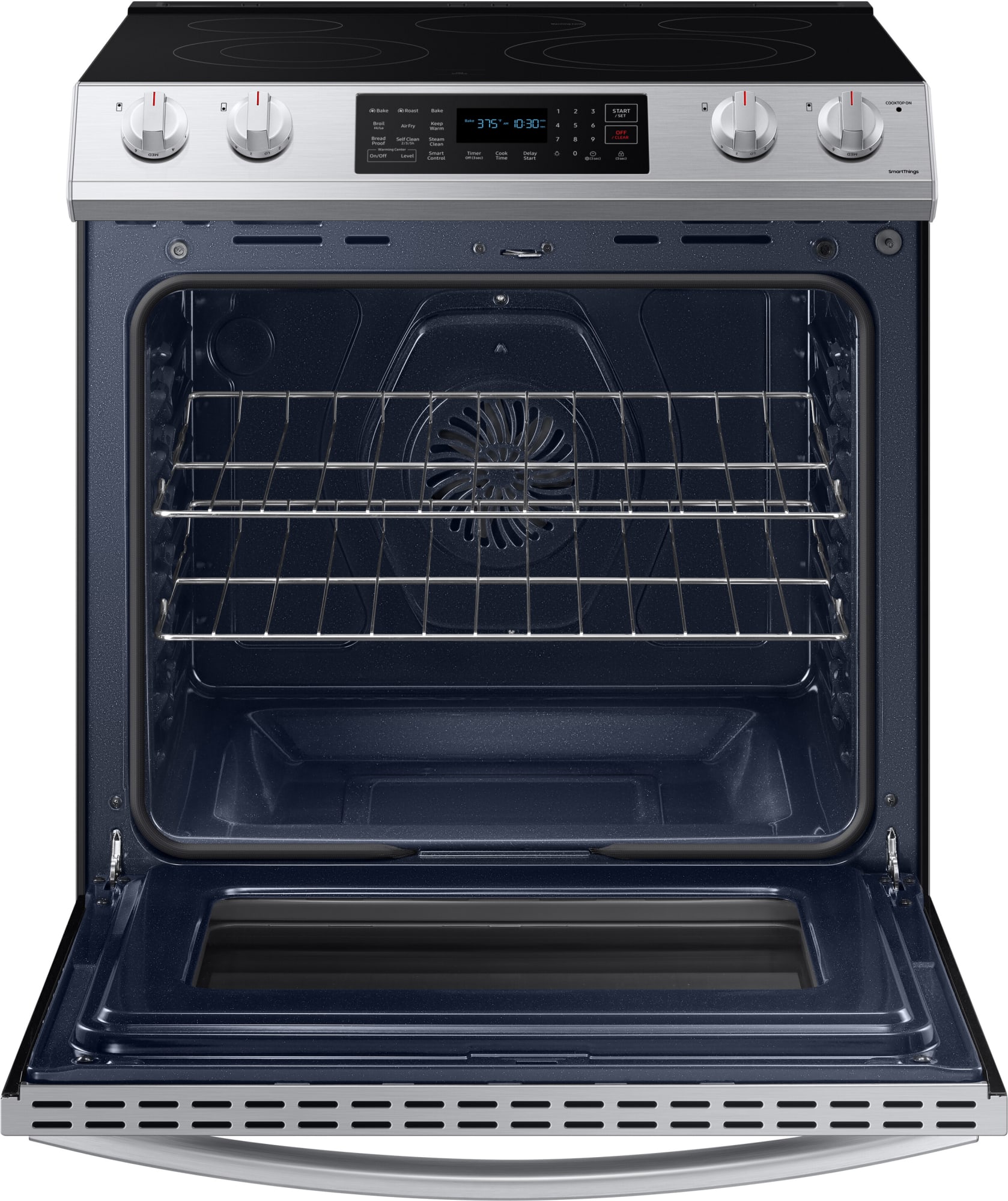 Samsung NE63BG8315SS 30 Inch SlideIn Smart Electric Range with 5