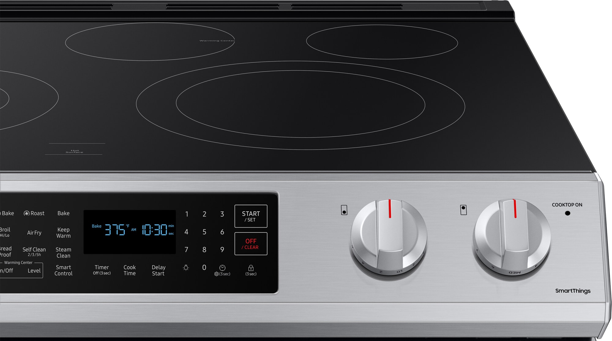 Samsung NE63BG8315SS 30 Inch SlideIn Smart Electric Range with 5