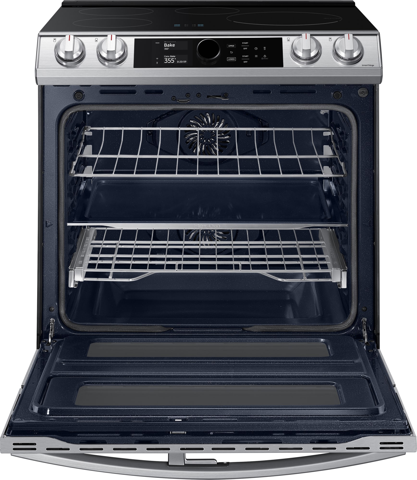 Samsung NE63T8951SS 30 Inch Slidein Smart Induction Range with 4