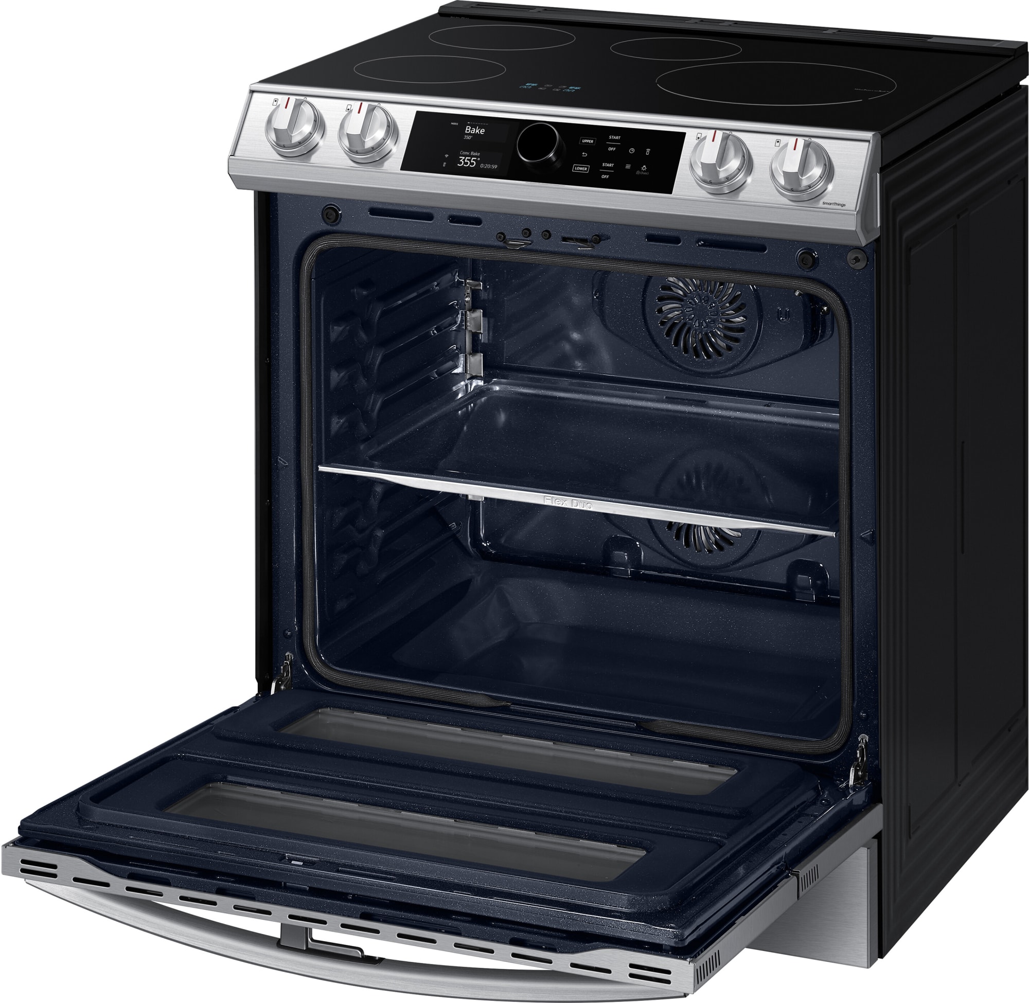 Samsung NE63T8951SS 30 Inch Slidein Smart Induction Range with 4