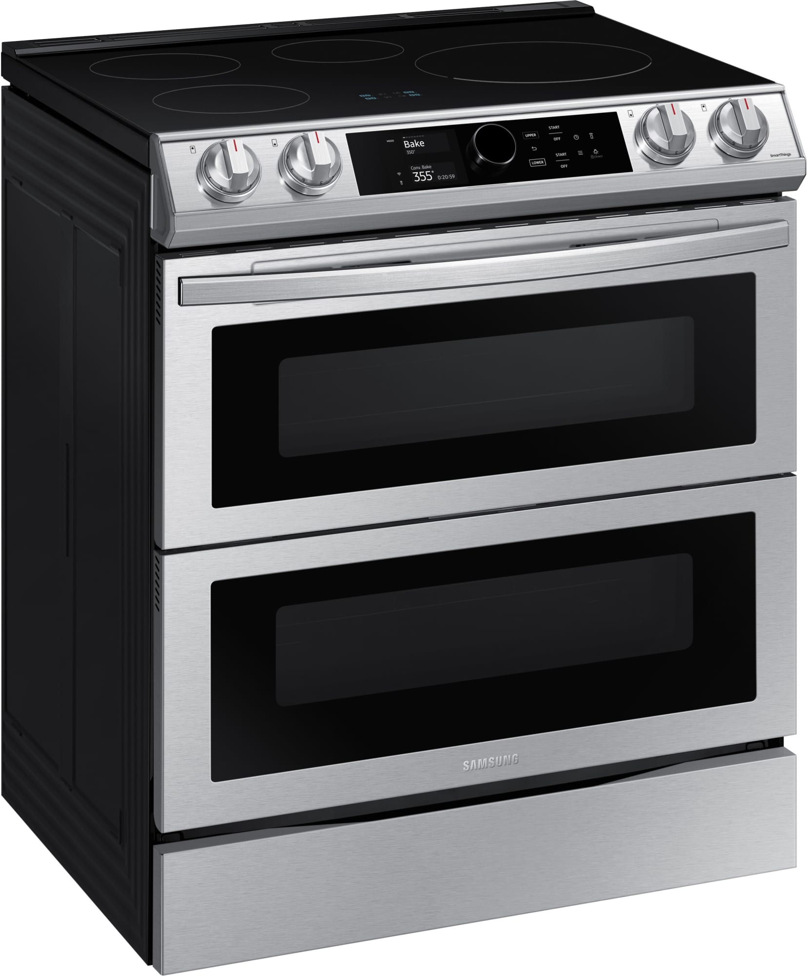 Samsung NE63T8951SS 30 Inch Slidein Smart Induction Range with 4