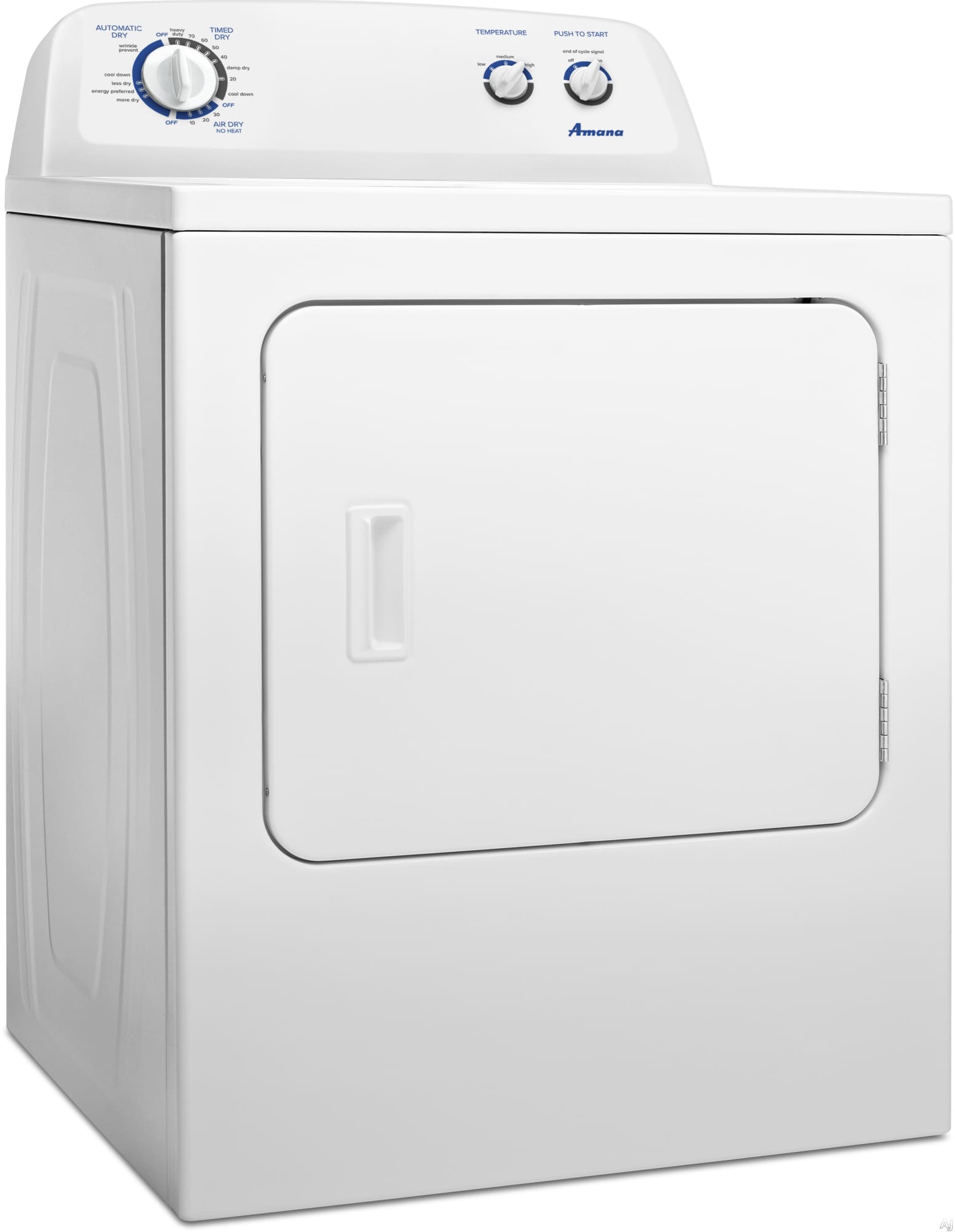 Amana NED4705EW 29 Inch 7.0 cu. ft. Front Load Electric Dryer with 13