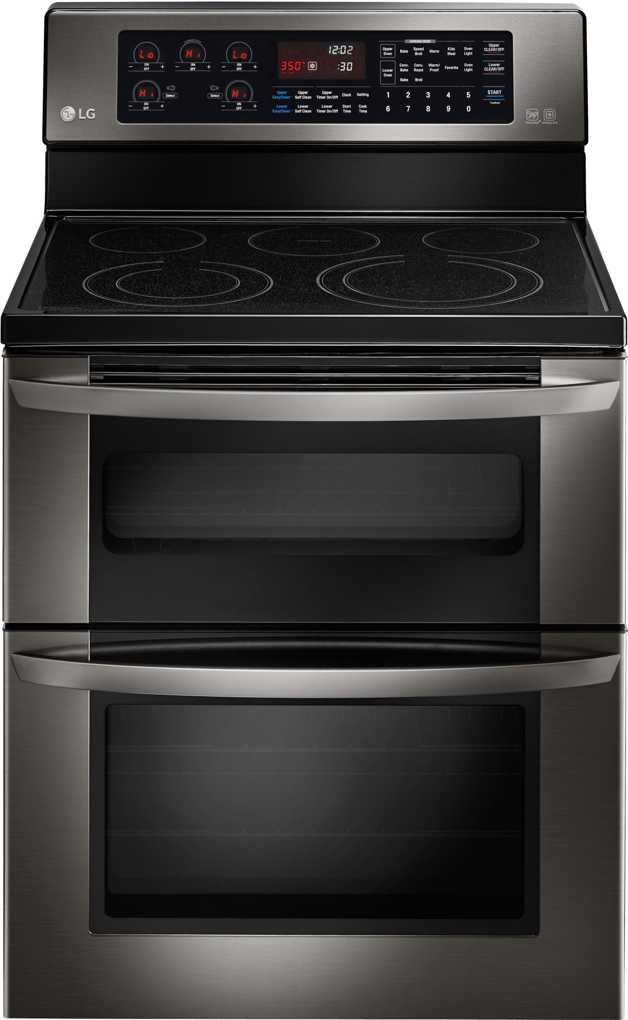 LG LDE3037BD 30 Inch Freestanding Electric DoubleOven Range with 5