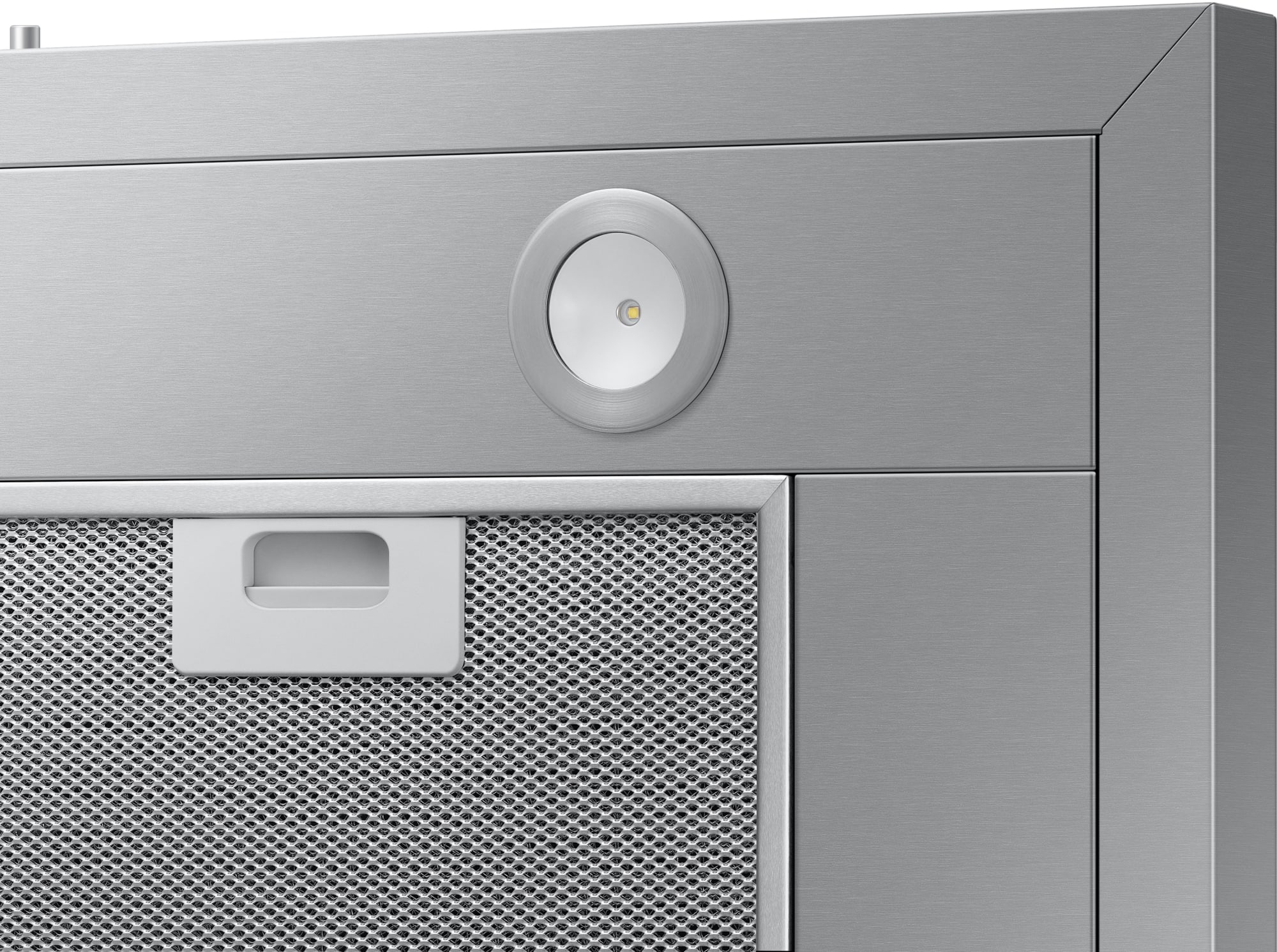 Samsung NK30R5000WS 30 Inch Wall Mount Chimney Style Range Hood with LED Lights, 3Speed