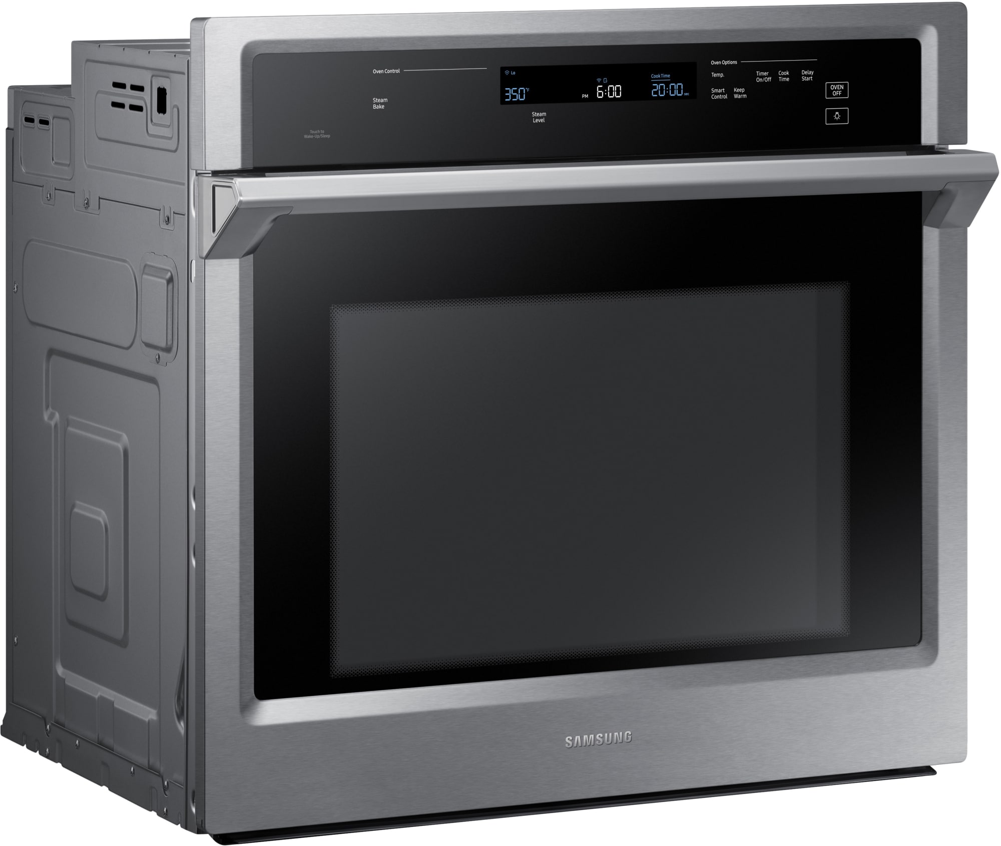 Samsung NV51K6650SS 30 Inch Wall Oven with 5.1 cu. ft. Capacity, Steam