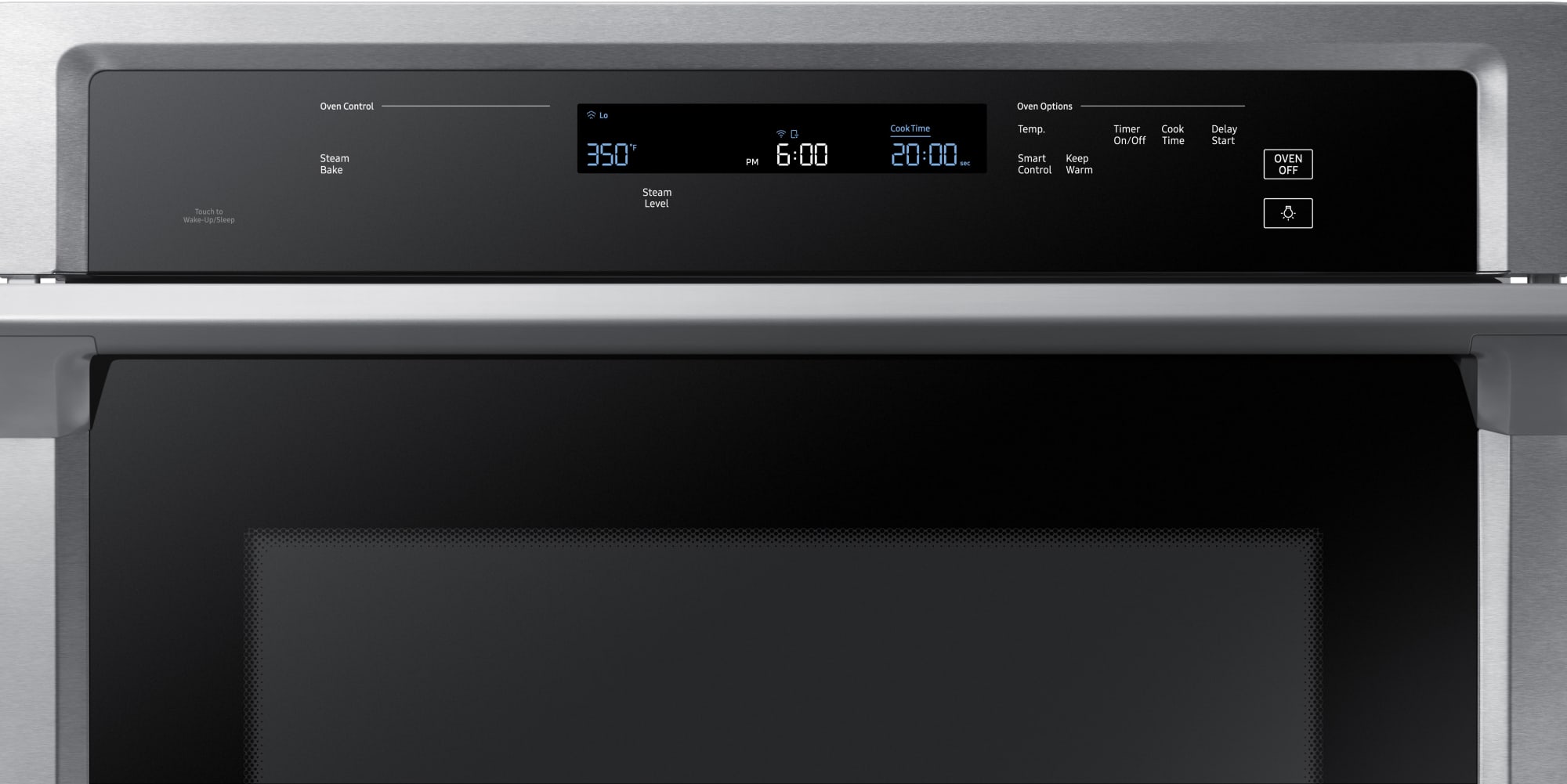 Samsung NV51K6650SS 30 Inch Wall Oven with 5.1 cu. ft. Capacity, Steam