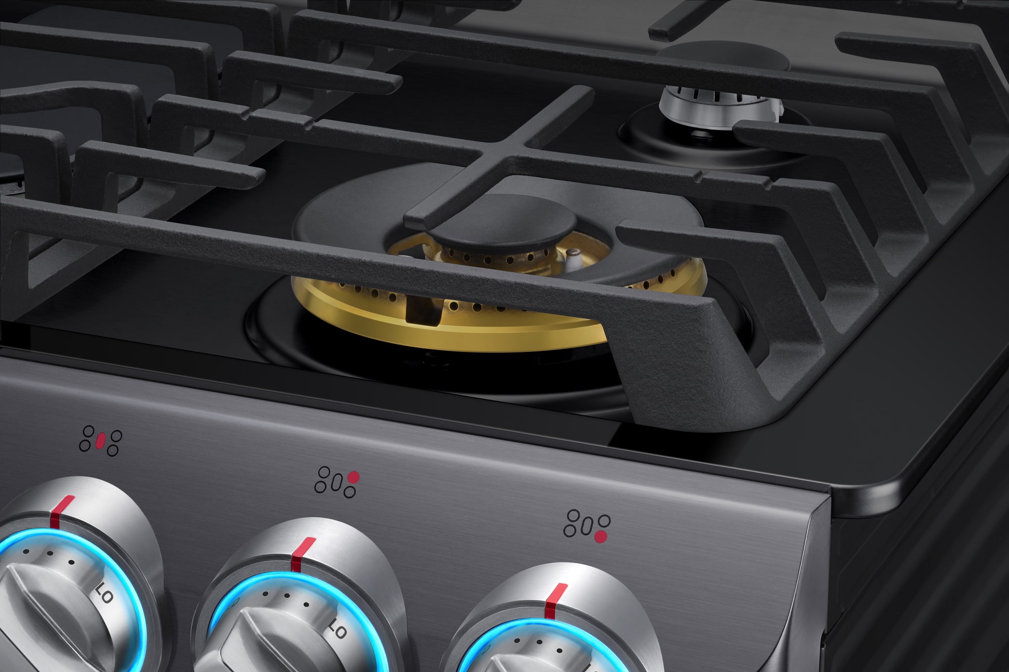 Samsung NX58K9850SG 30 Inch Smart Flex Duo™ SlideIn Gas Range with Wi