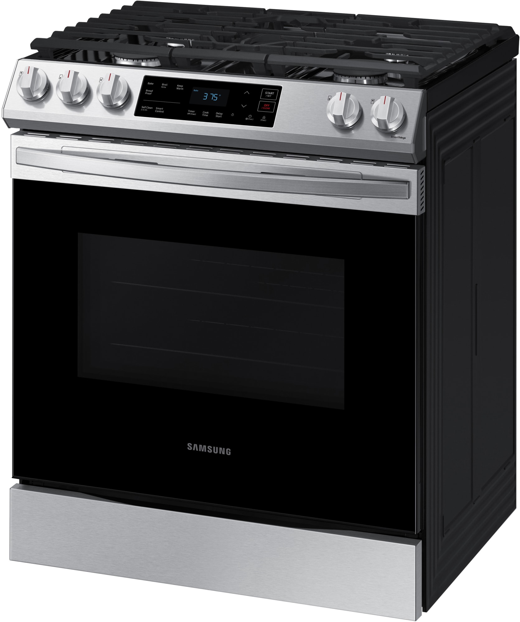 Samsung NX60T8111SS 30 Inch SlideIn Gas Smart Range with 5 Sealed
